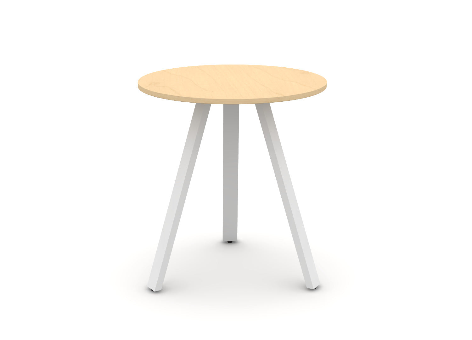 Round Angled-Leg Table - Standing Height