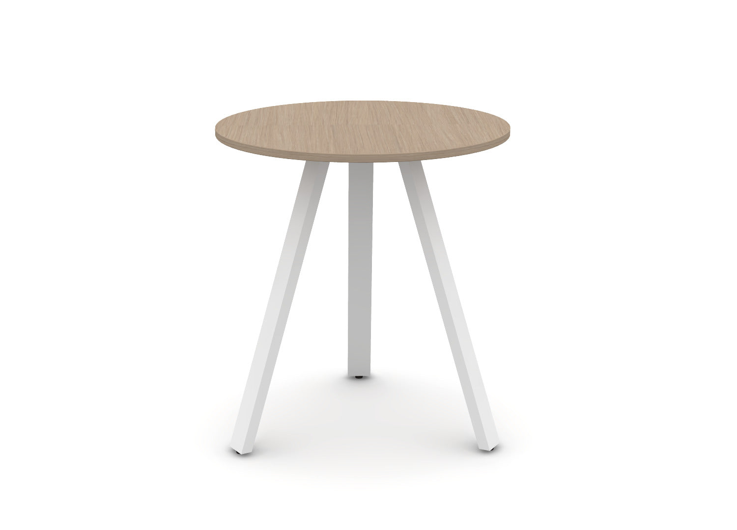 Round Angled-Leg Table - Standing Height