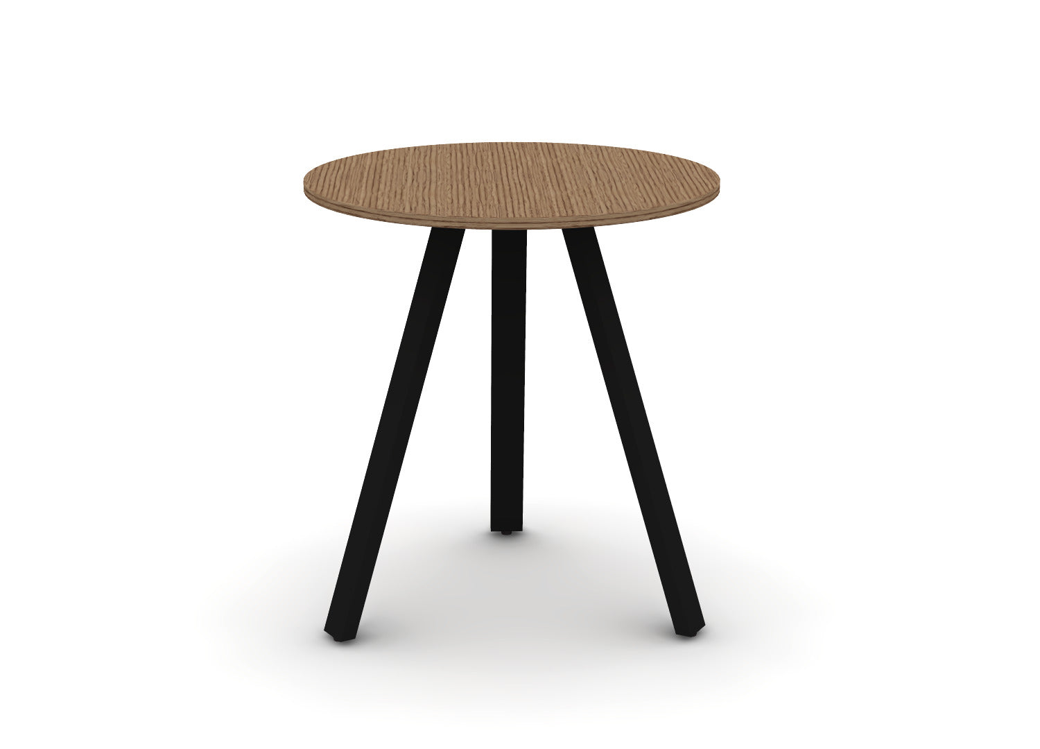 Round Angled-Leg Table - Standing Height