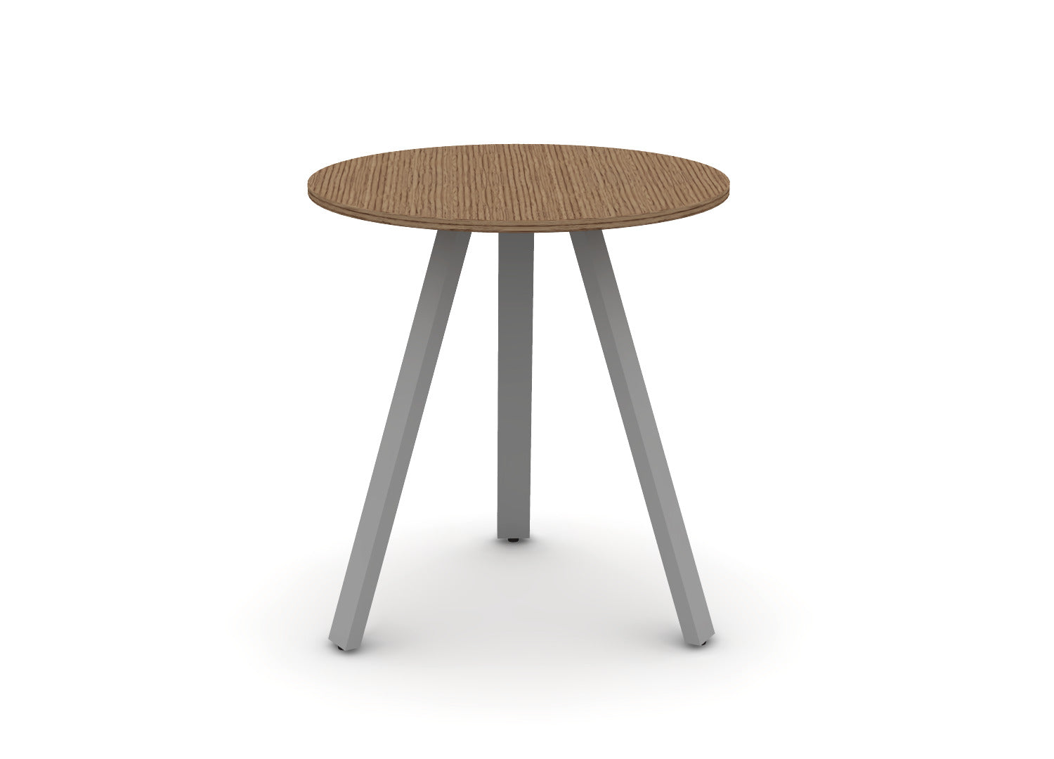 Round Angled-Leg Table - Standing Height