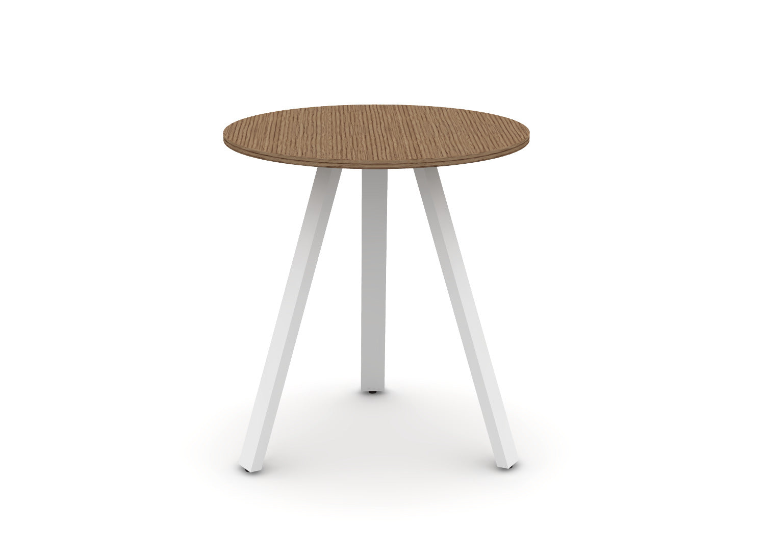 Round Angled-Leg Table - Standing Height