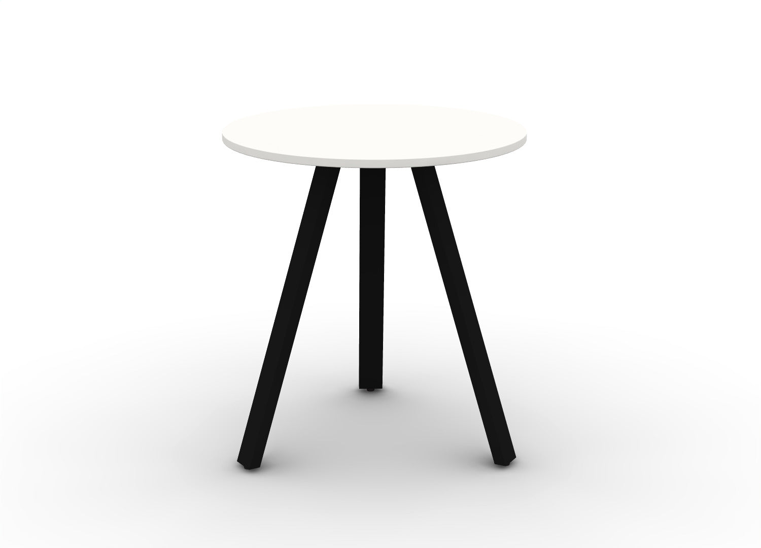 Round Angled-Leg Table - Standing Height