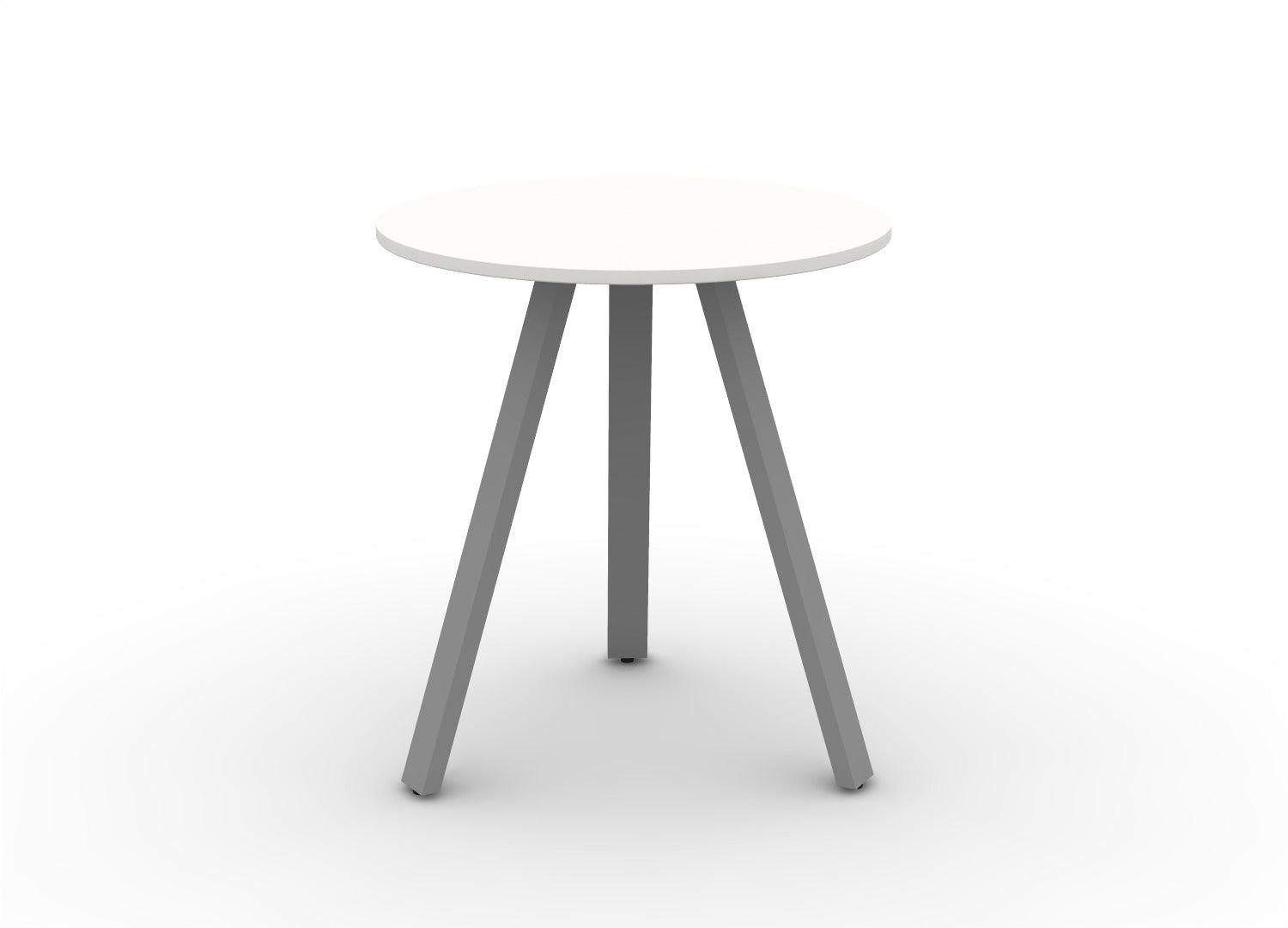 Round Angled-Leg Table - Standing Height