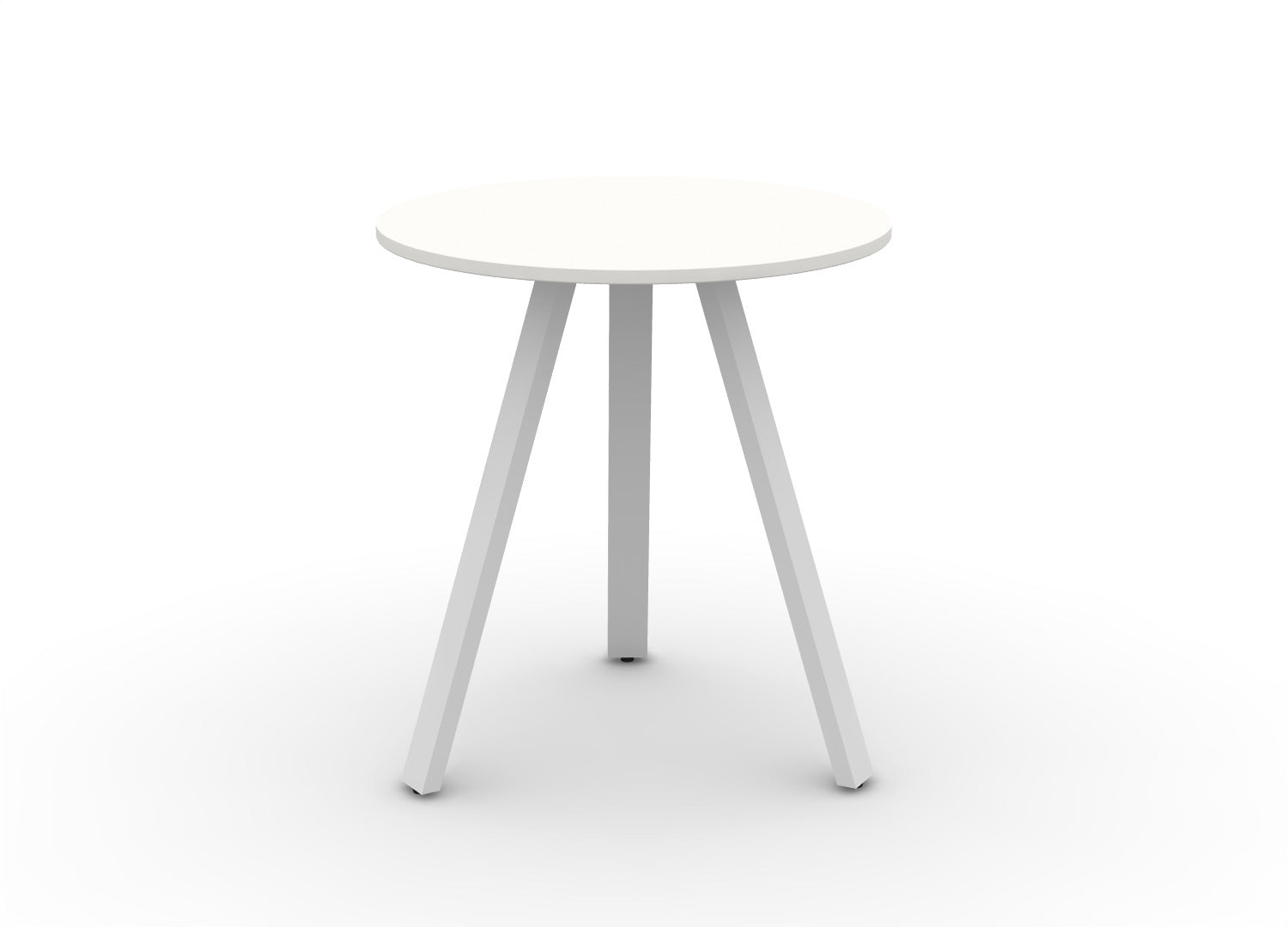 Round Angled-Leg Table - Standing Height