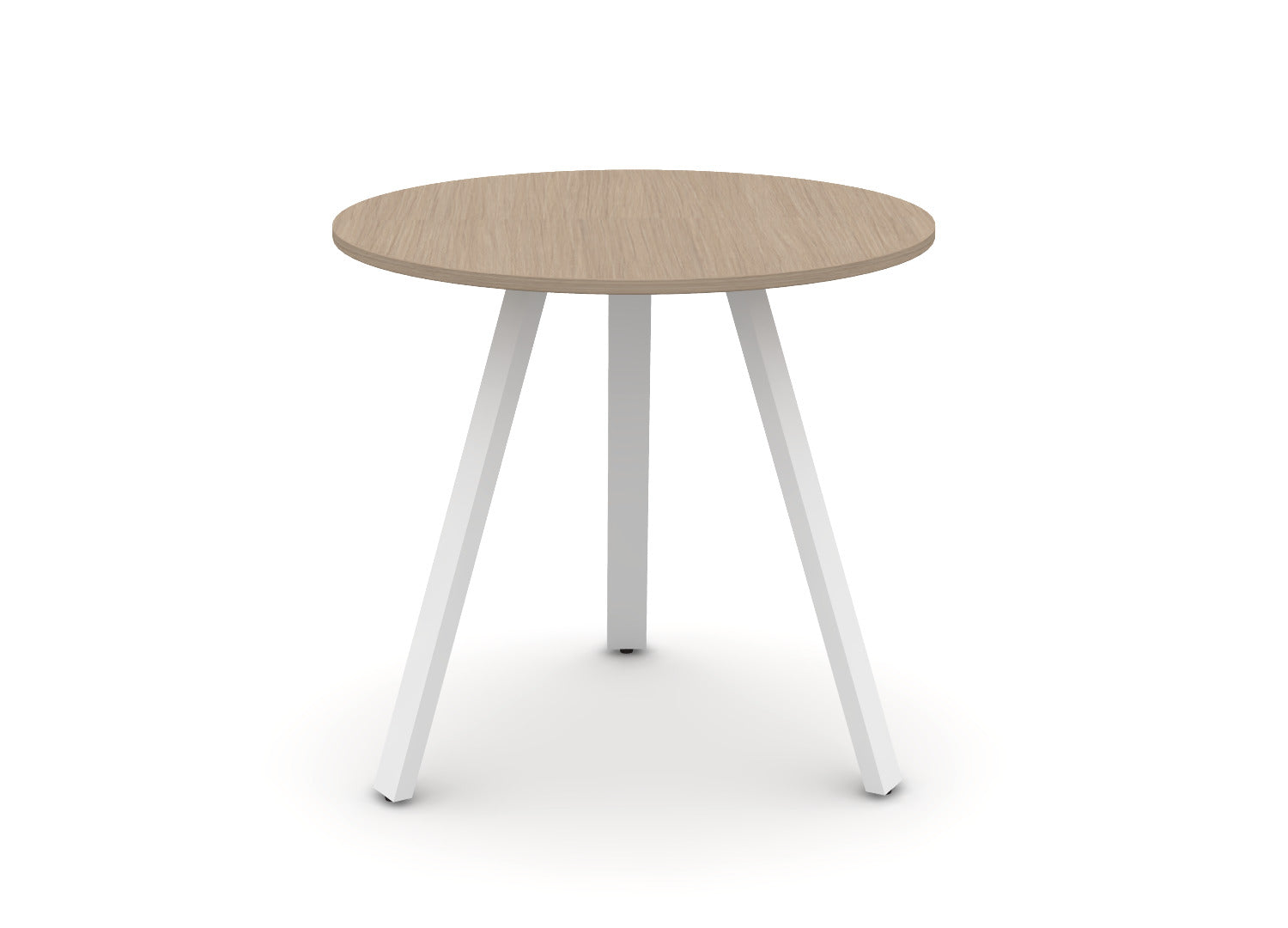 Round Angled-Leg Table - Standing Height