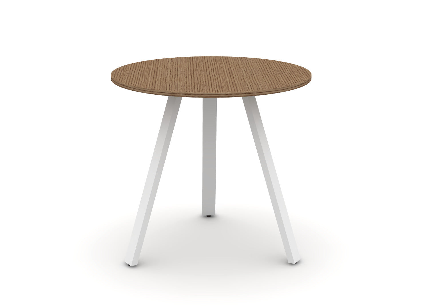 Round Angled-Leg Table - Standing Height