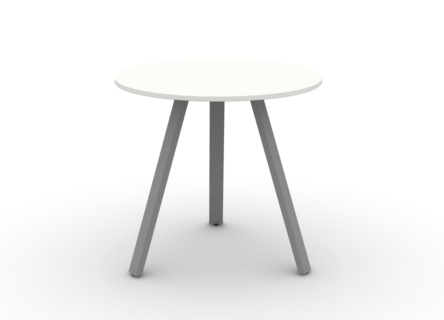 Round Angled-Leg Table - Standing Height