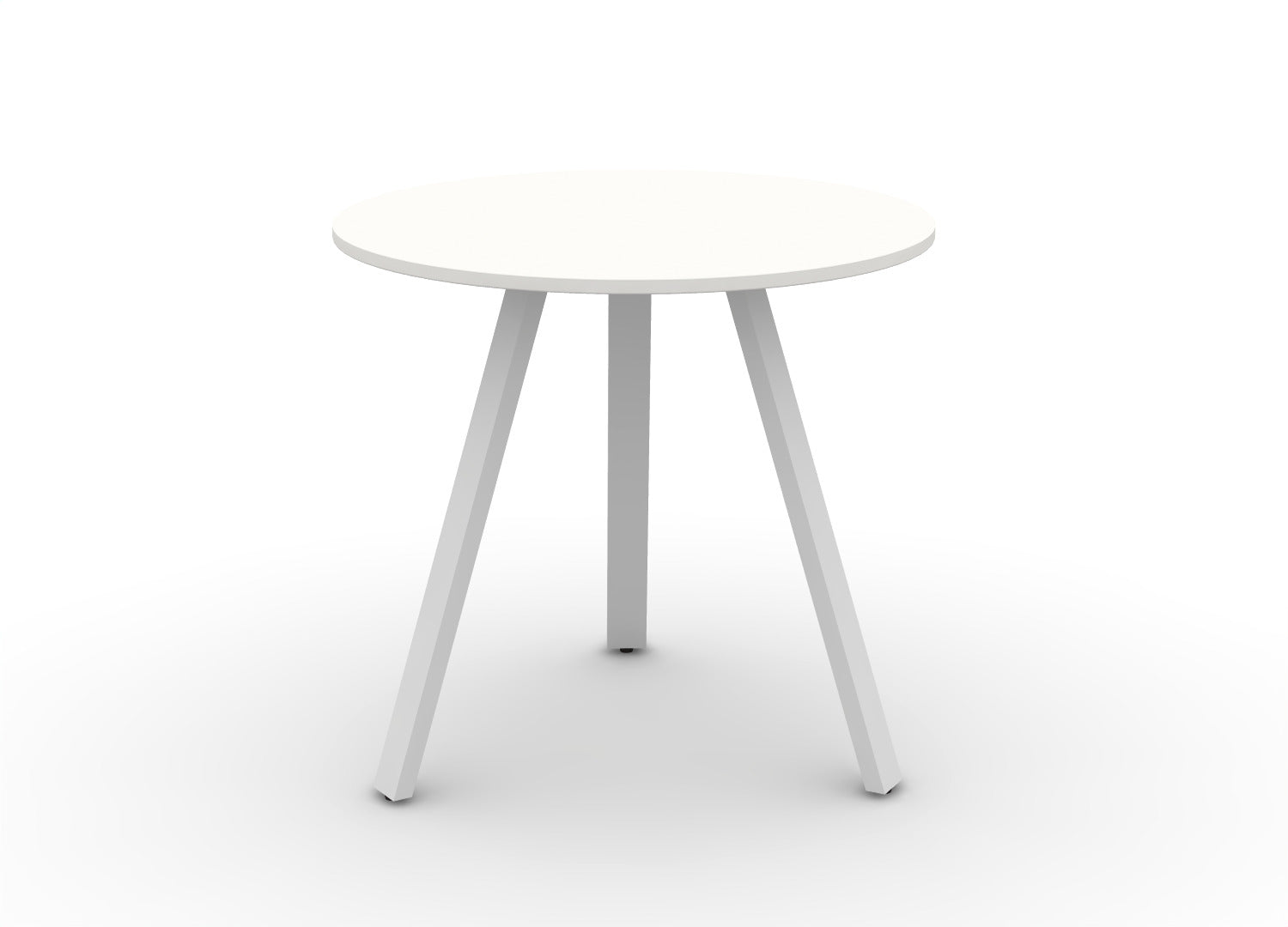 Round Angled-Leg Table - Standing Height