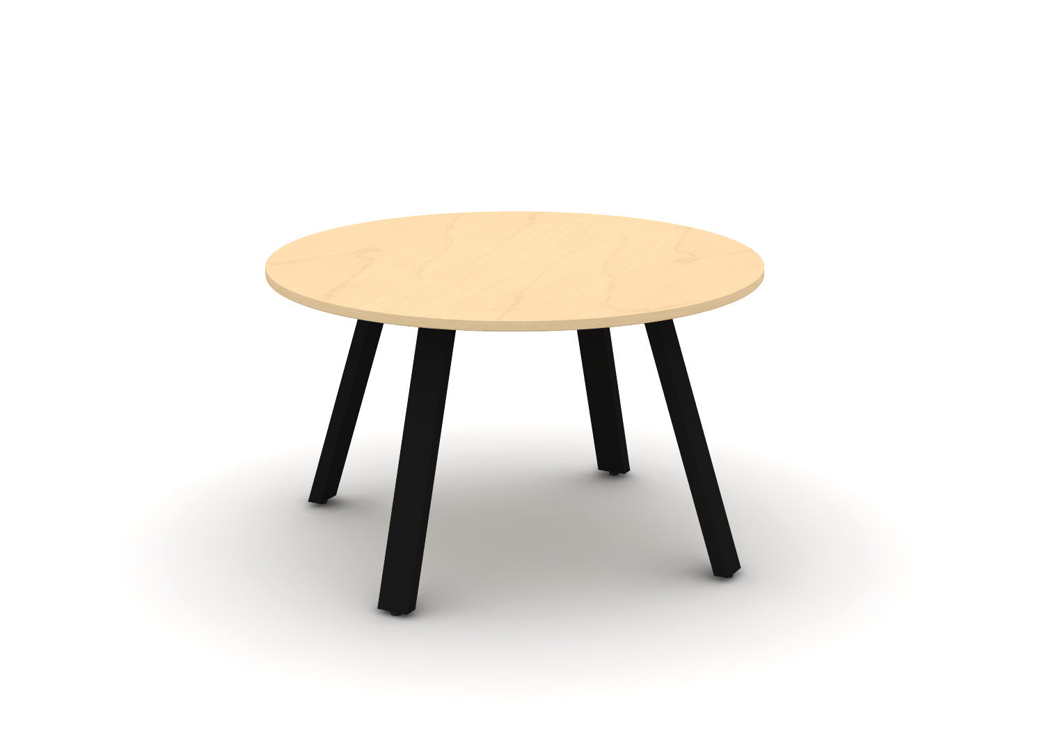 Round Angled-Leg Table