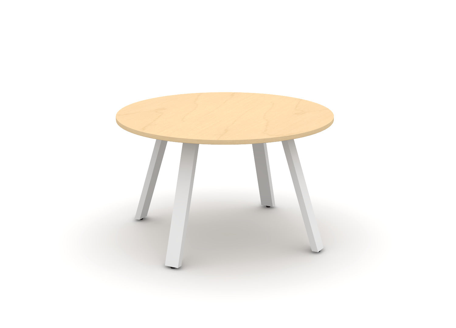 Round Angled-Leg Table