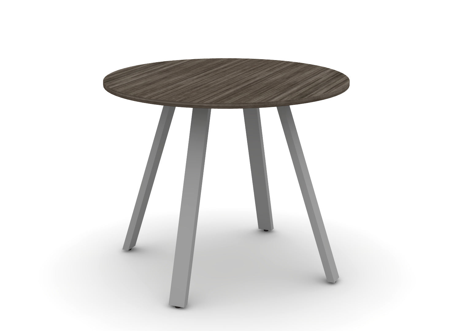 Round Angled-Leg Table - Standing Height