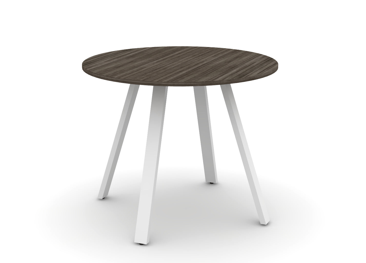 Round Angled-Leg Table - Standing Height