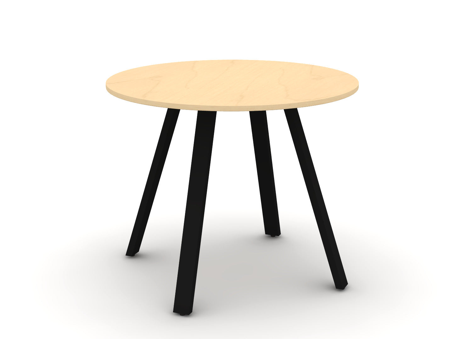 Round Angled-Leg Table - Standing Height