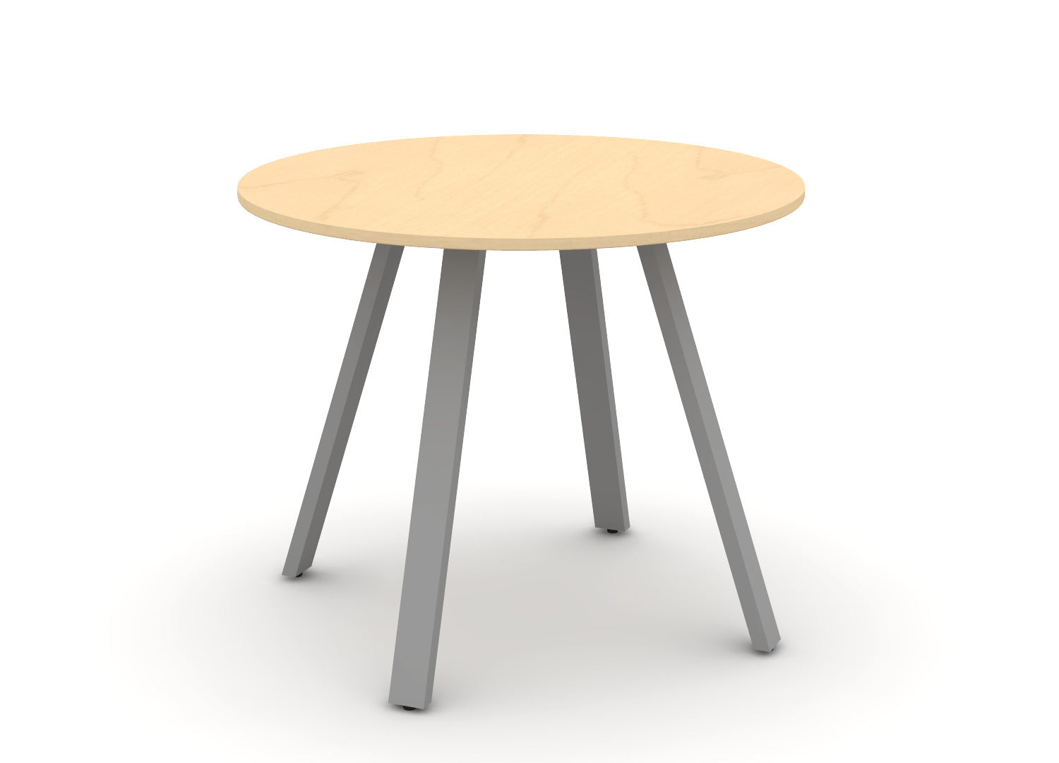 Round Angled-Leg Table - Standing Height