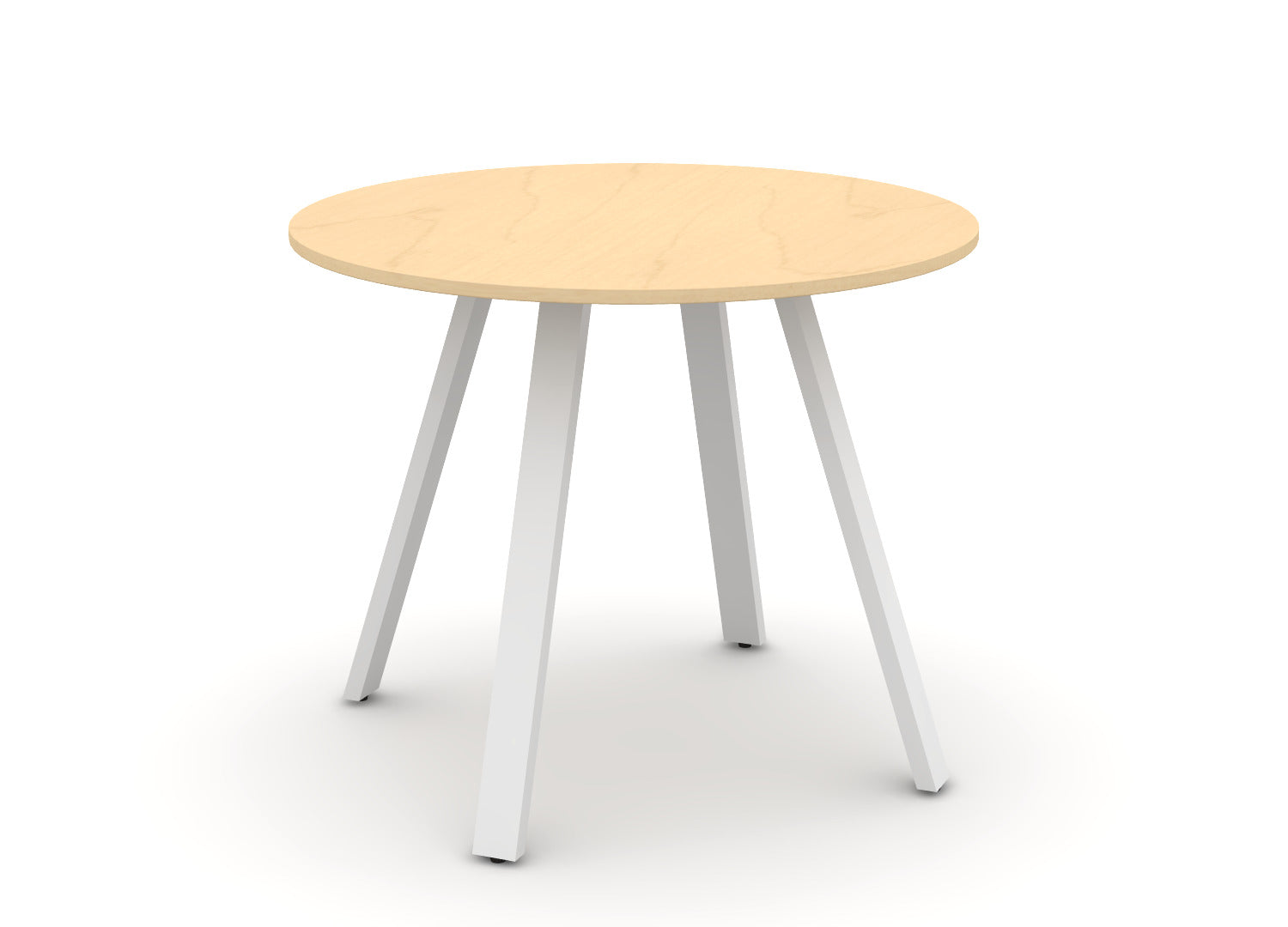 Round Angled-Leg Table - Standing Height