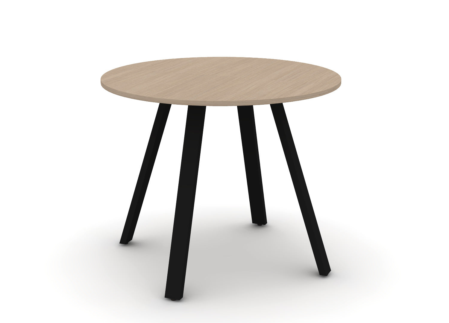 Round Angled-Leg Table - Standing Height