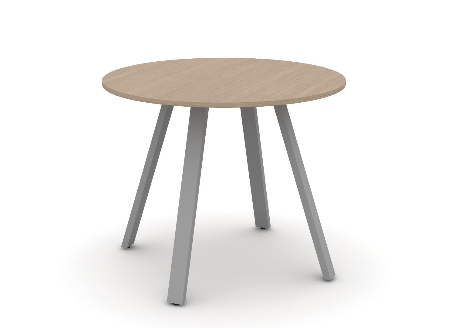 Round Angled-Leg Table - Standing Height