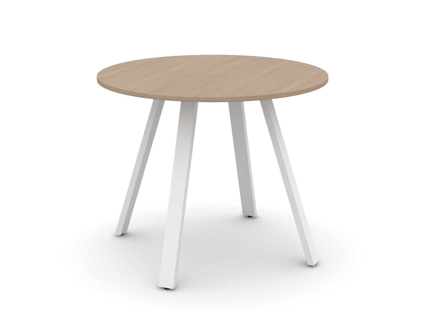 Round Angled-Leg Table - Standing Height