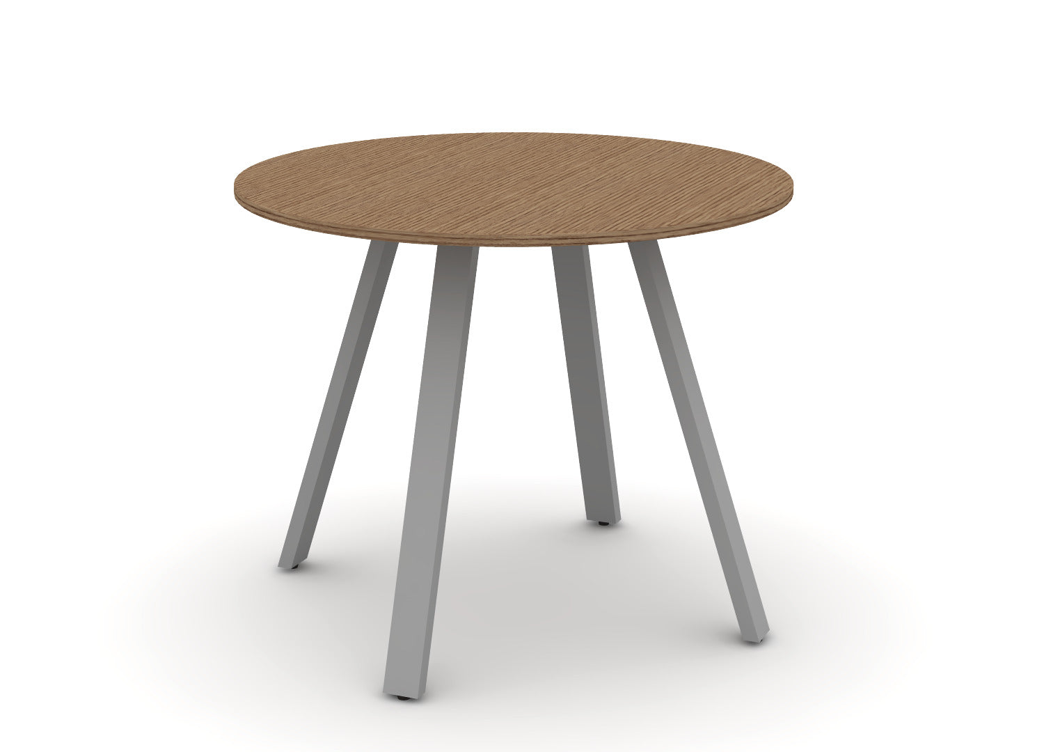 Round Angled-Leg Table - Standing Height