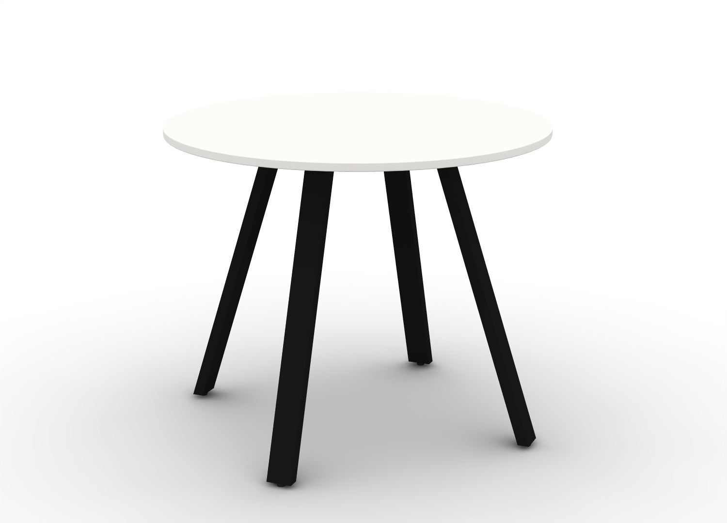 Round Angled-Leg Table - Standing Height