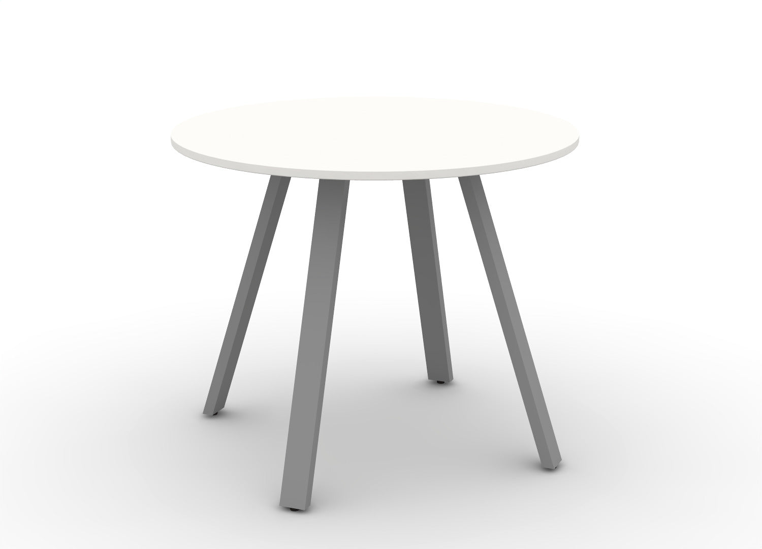 Round Angled-Leg Table - Standing Height