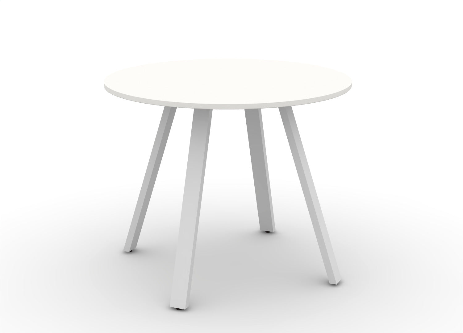 Round Angled-Leg Table - Standing Height