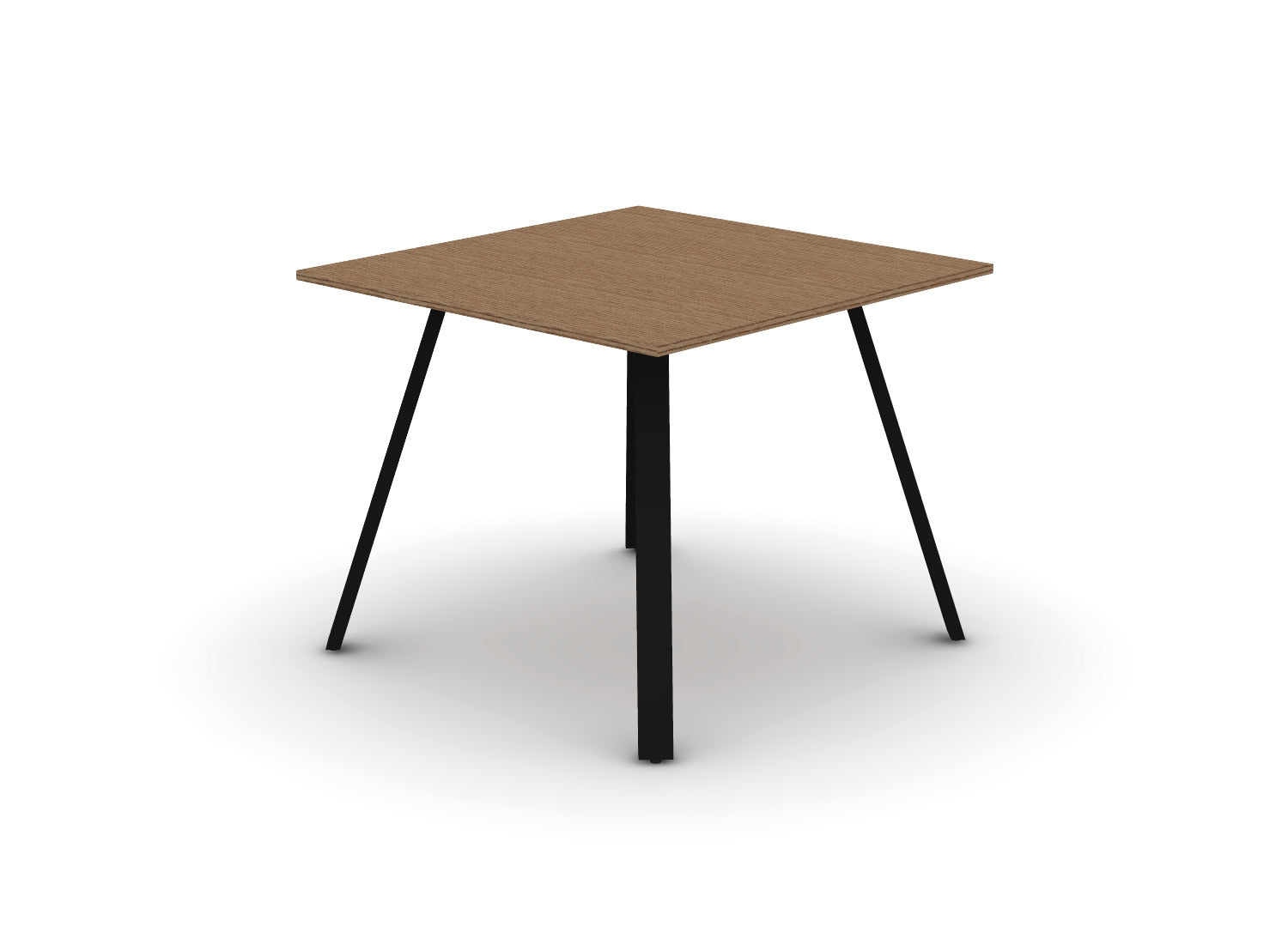 Square Angled-Leg Table - Standing-Height