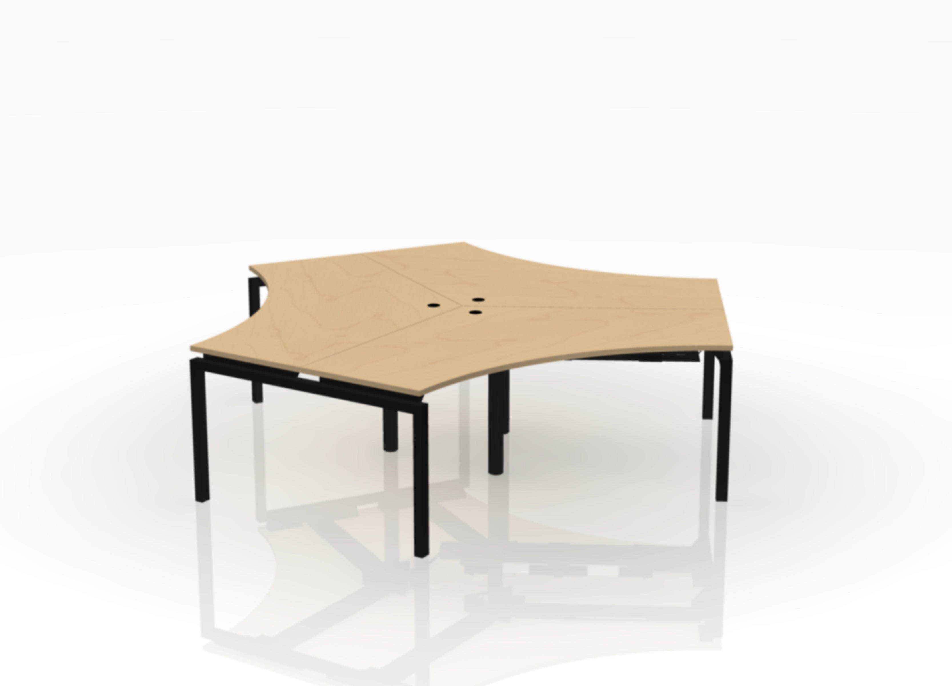 120 Blade Desk - Pod of 3