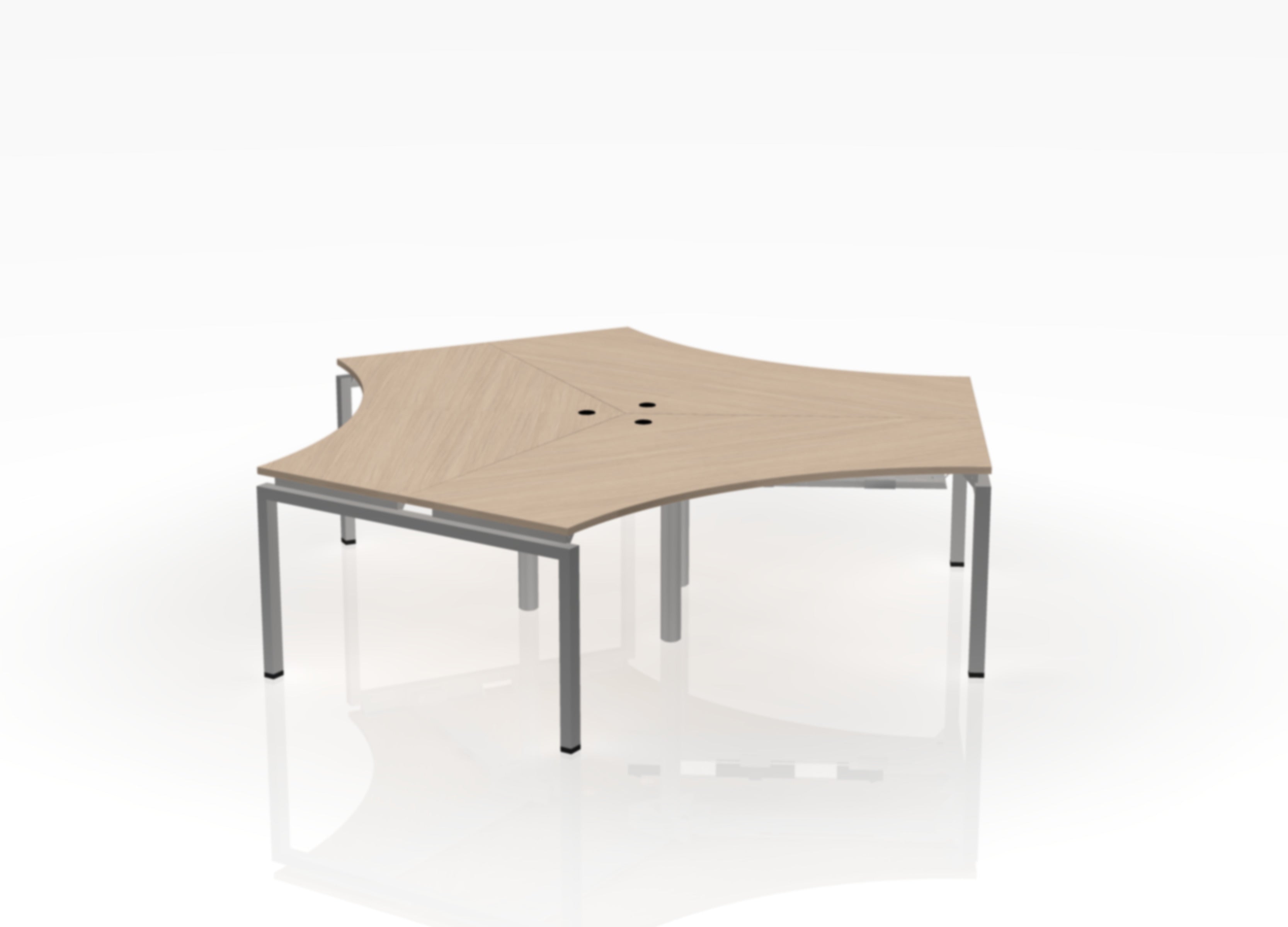 120 Blade Desk - Pod of 3