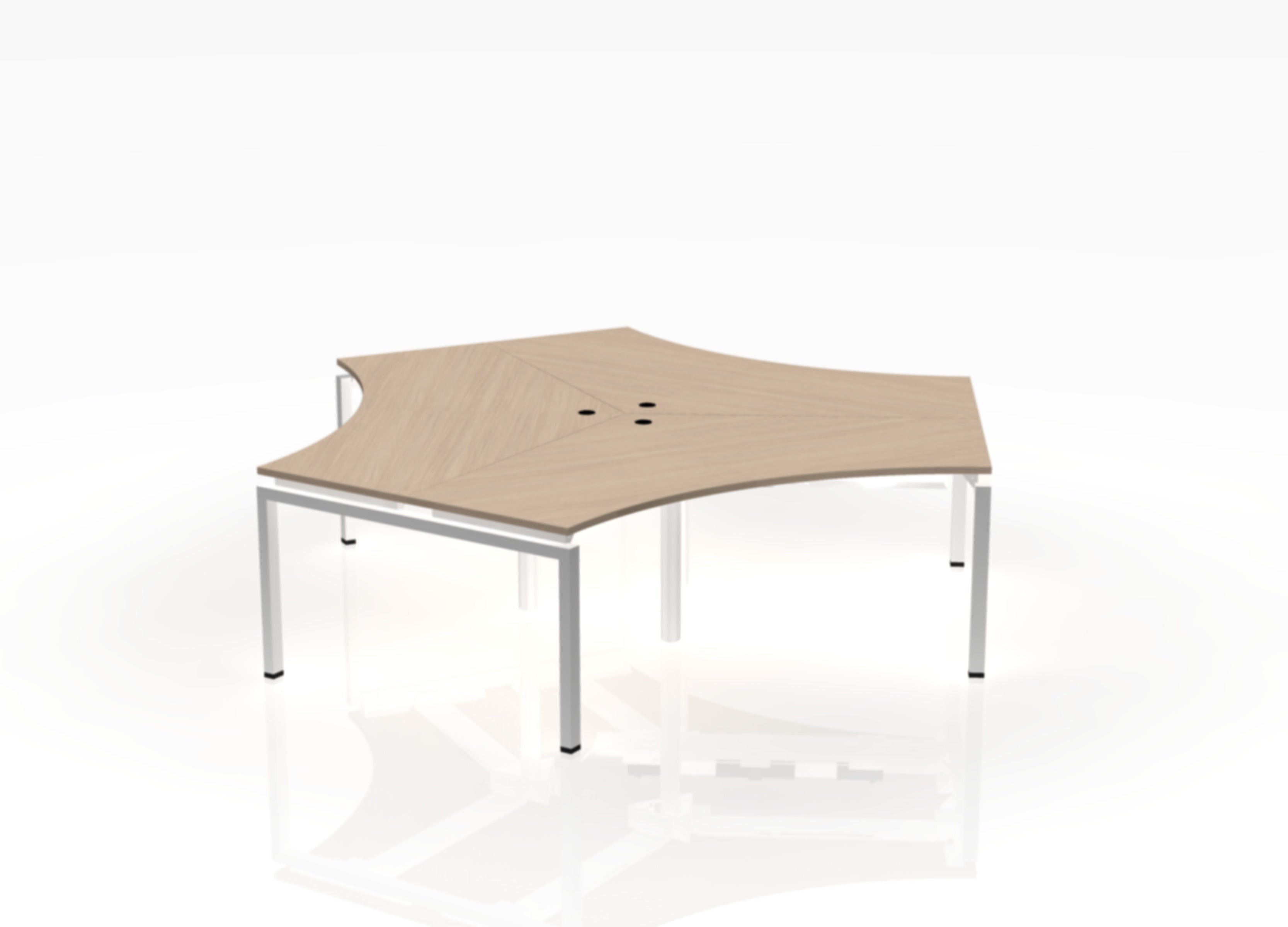 120 Blade Desk - Pod of 3