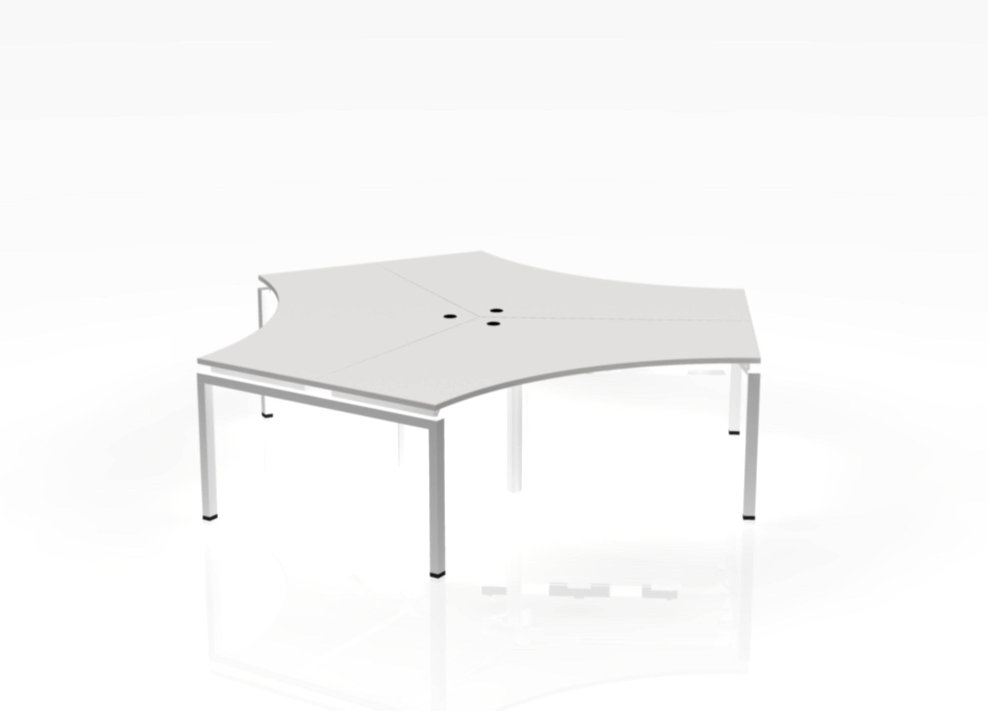 120 Blade Desk - Pod of 3