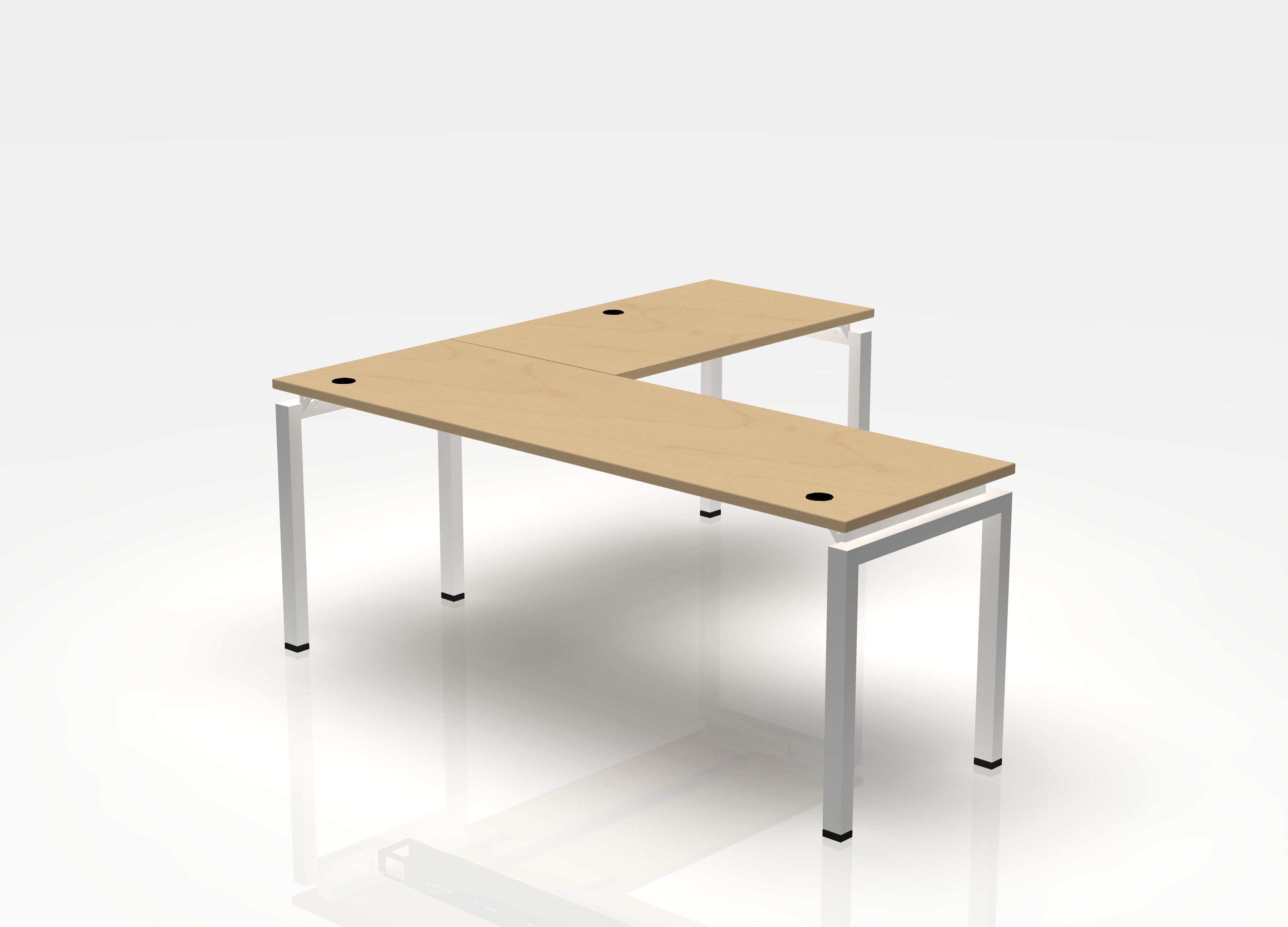 Blade Desk L-Shape - Left Return