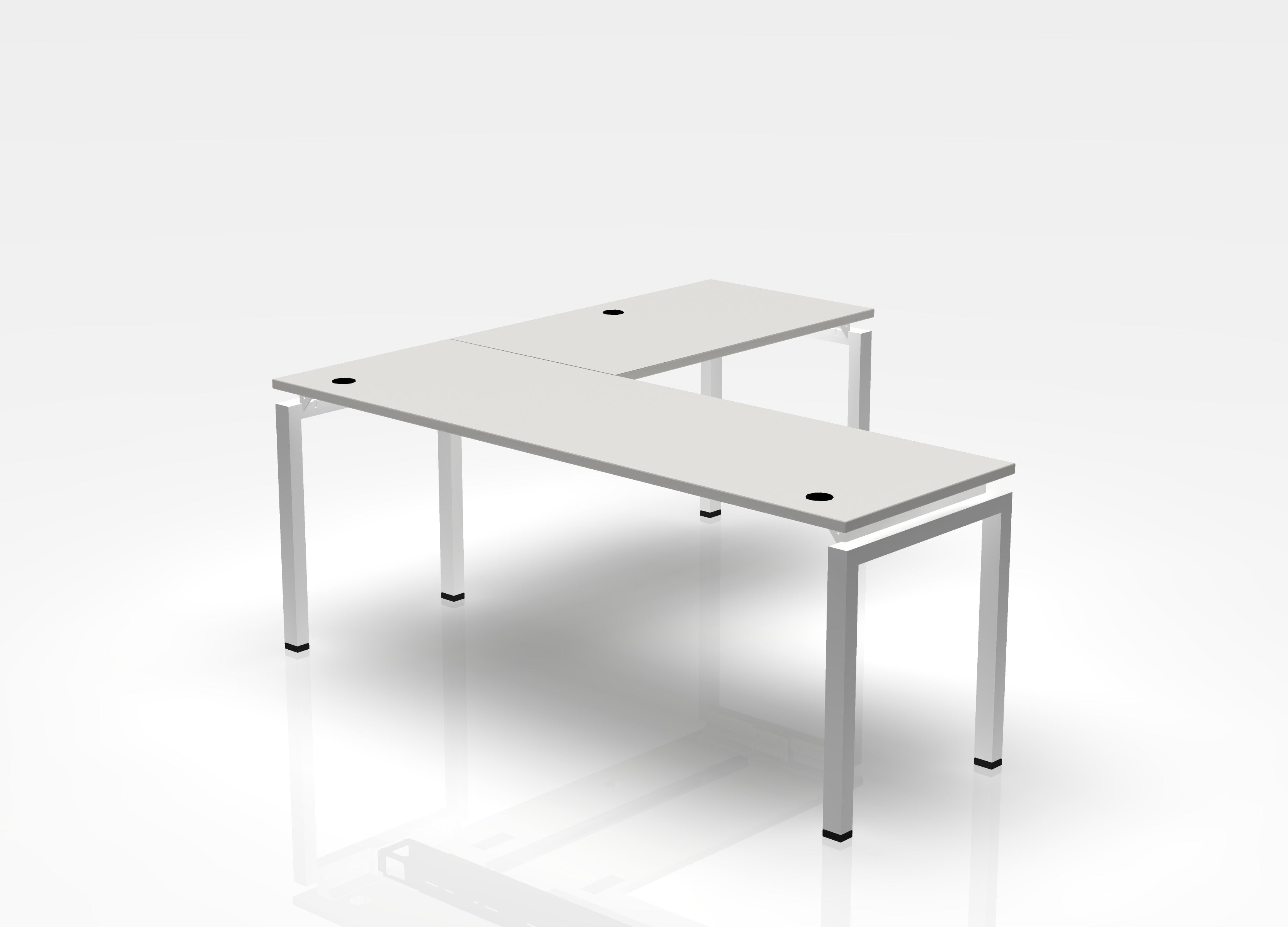 Blade Desk L-Shape - Right Return