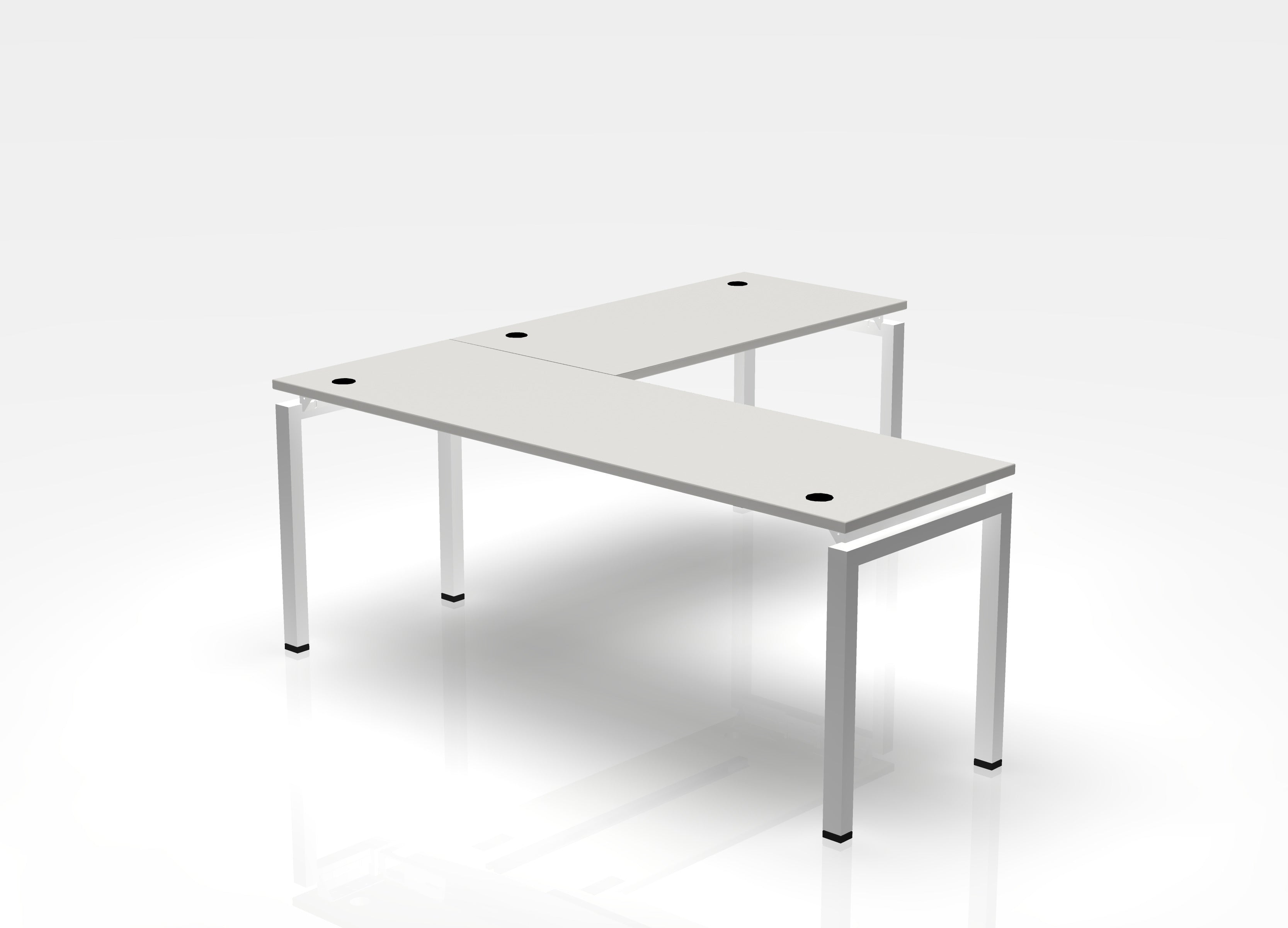 Blade Desk L-Shape - Right Return