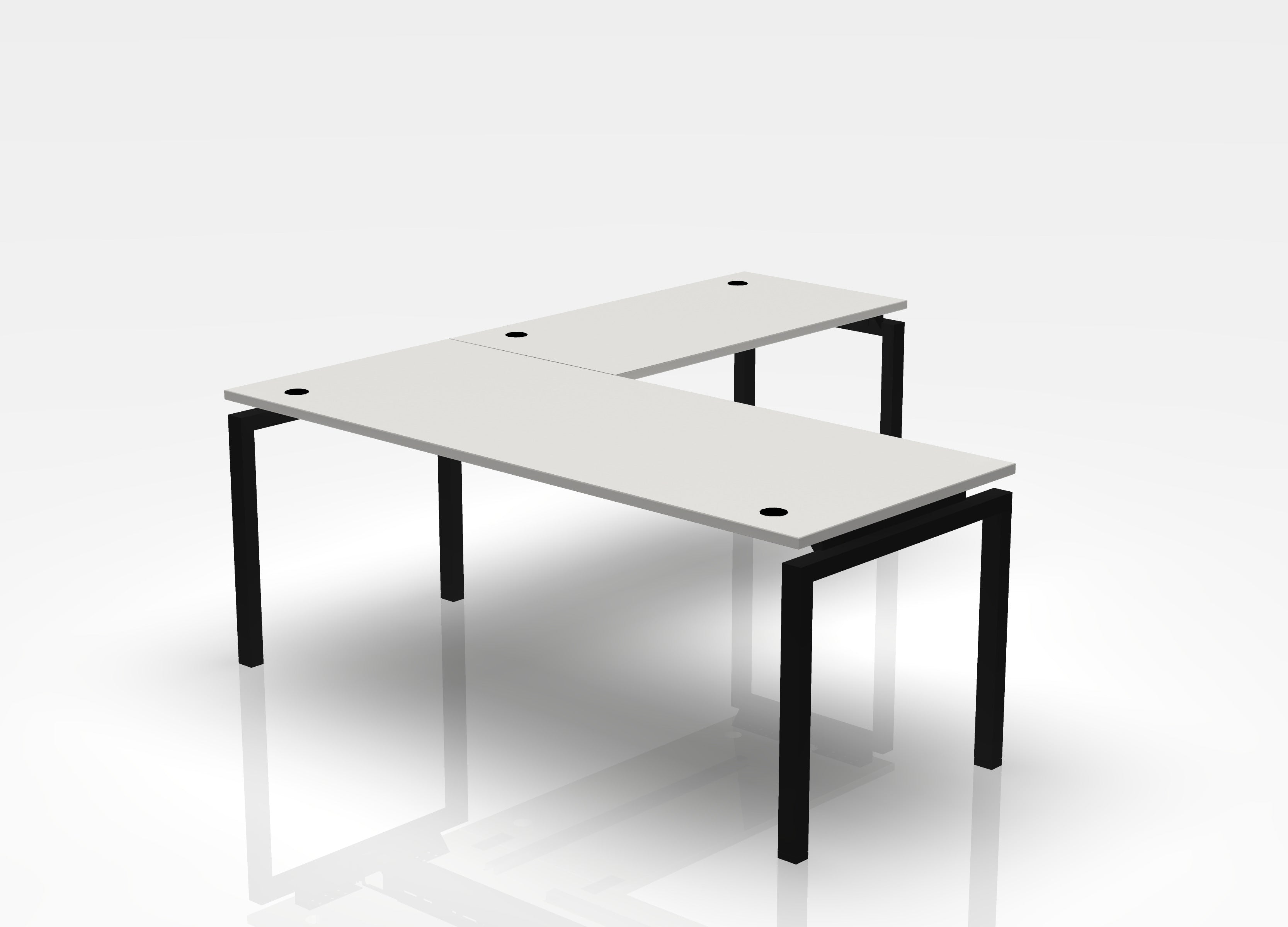 Blade Desk L-Shape - Right Return