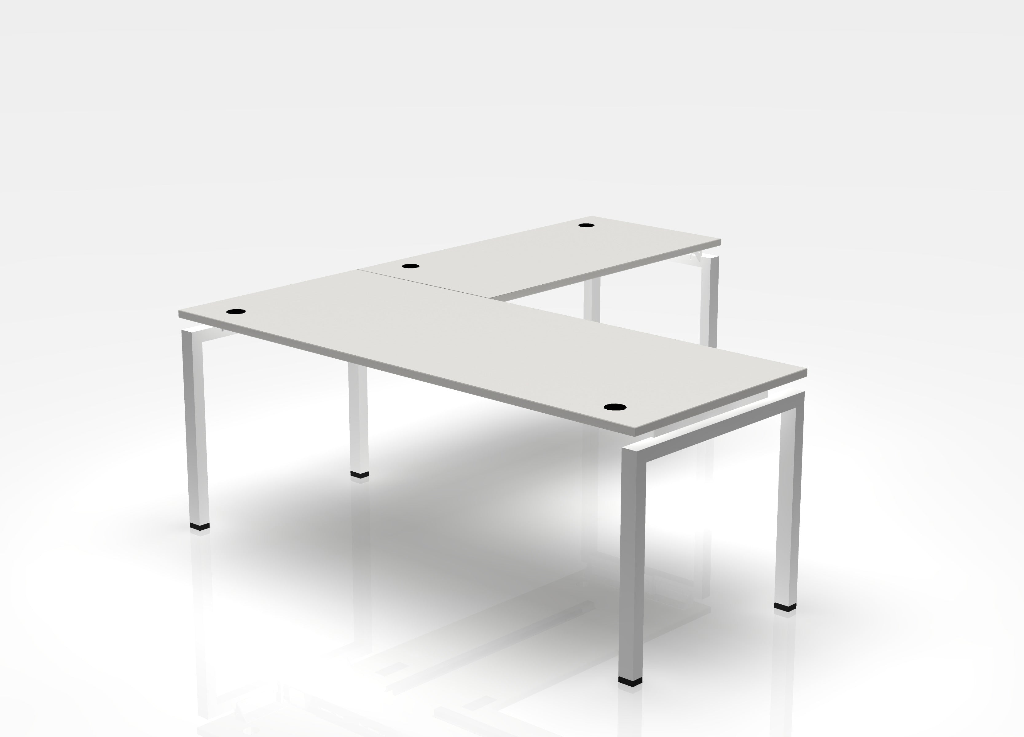 Blade Desk L-Shape - Left Return