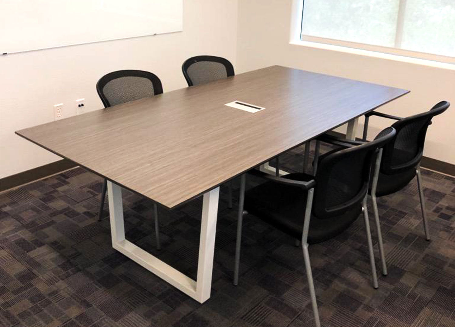 THREE60 Conference Table - Sleigh Leg