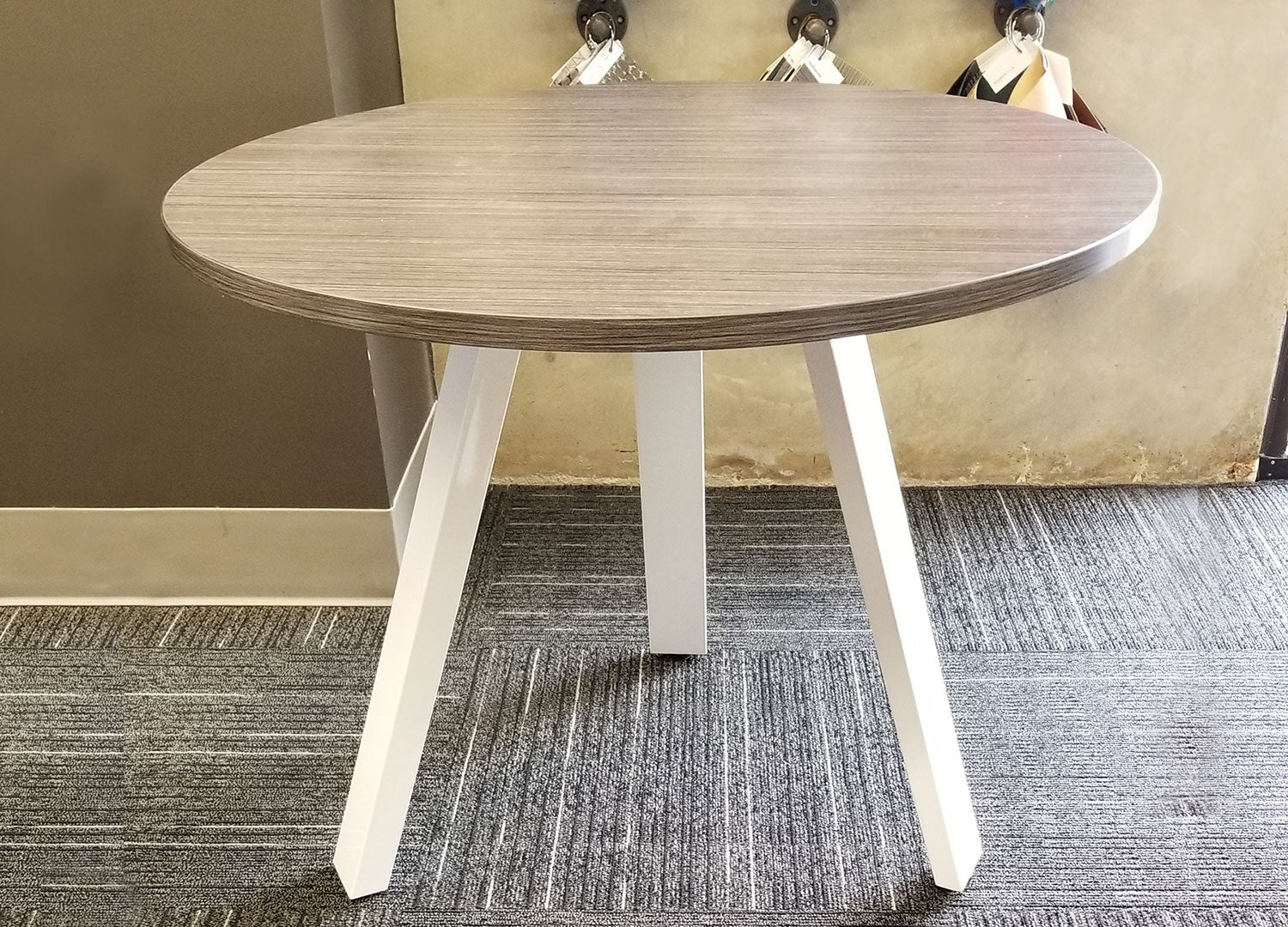 Round Angled-Leg Table