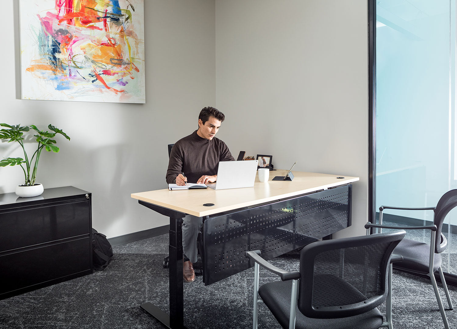 BOOST Workstation L-Shape - Left Return