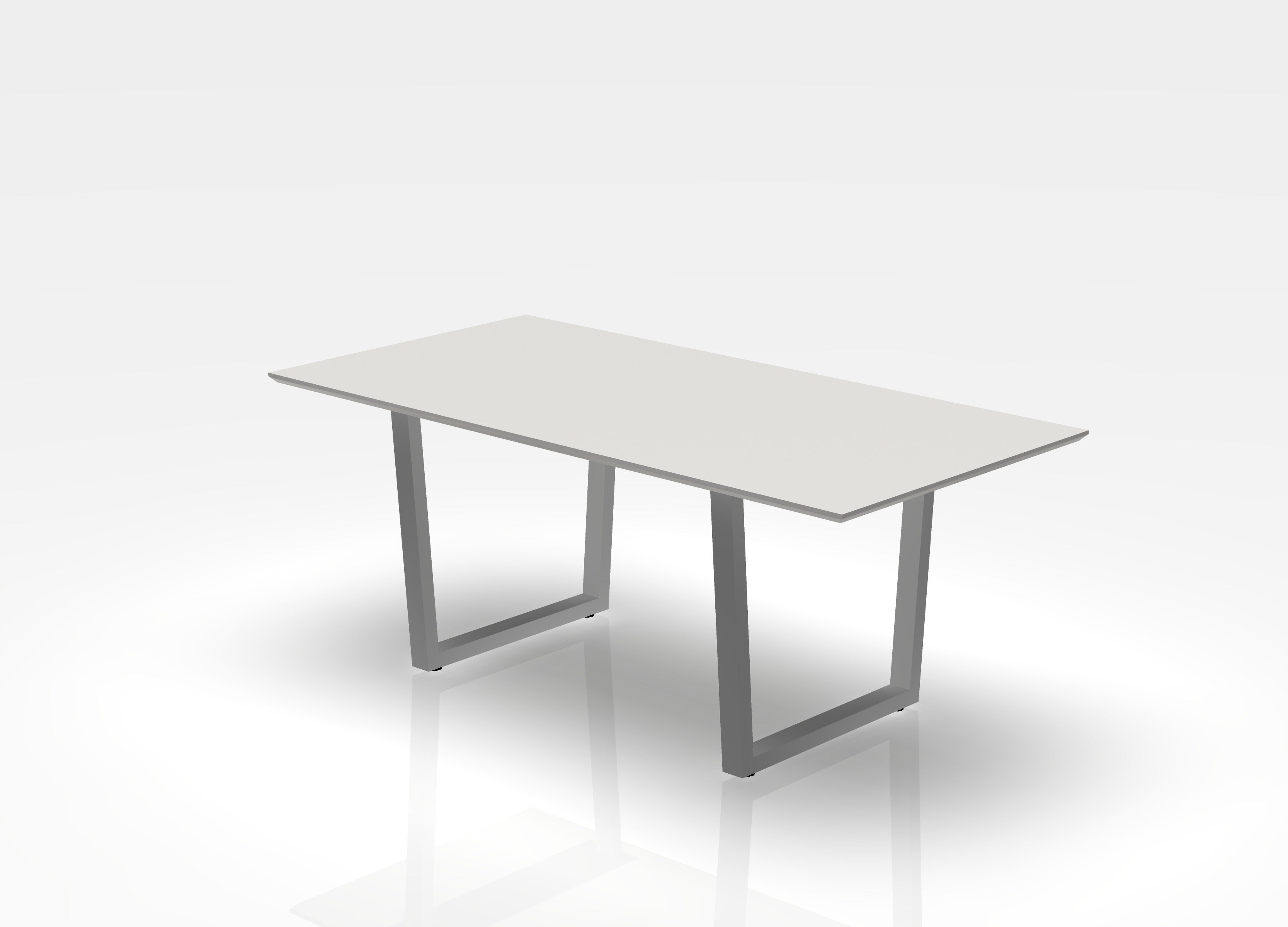 THREE60 Conference Table - Sleigh Leg