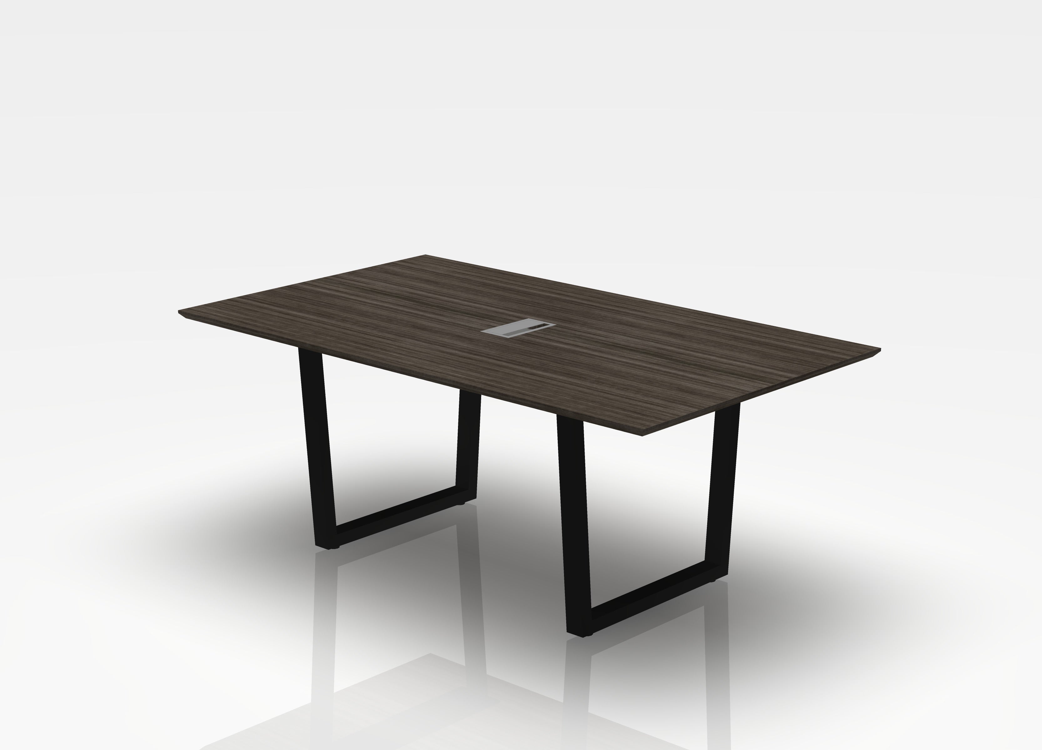 THREE60 Conference Table - Sleigh Leg