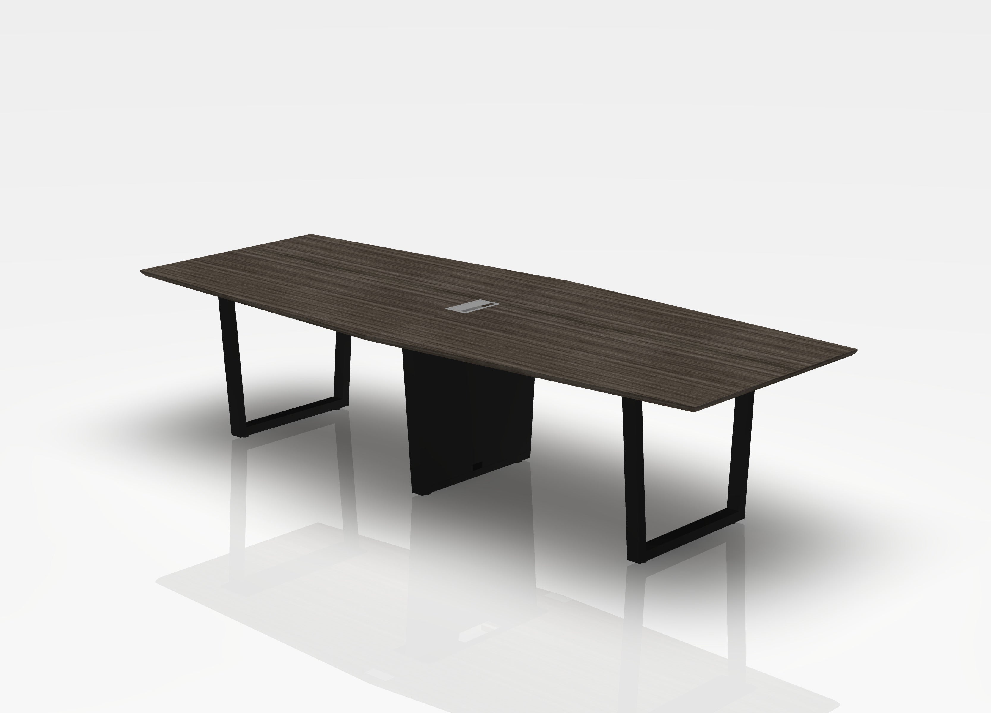 THREE60 Conference Table - Sleigh Leg