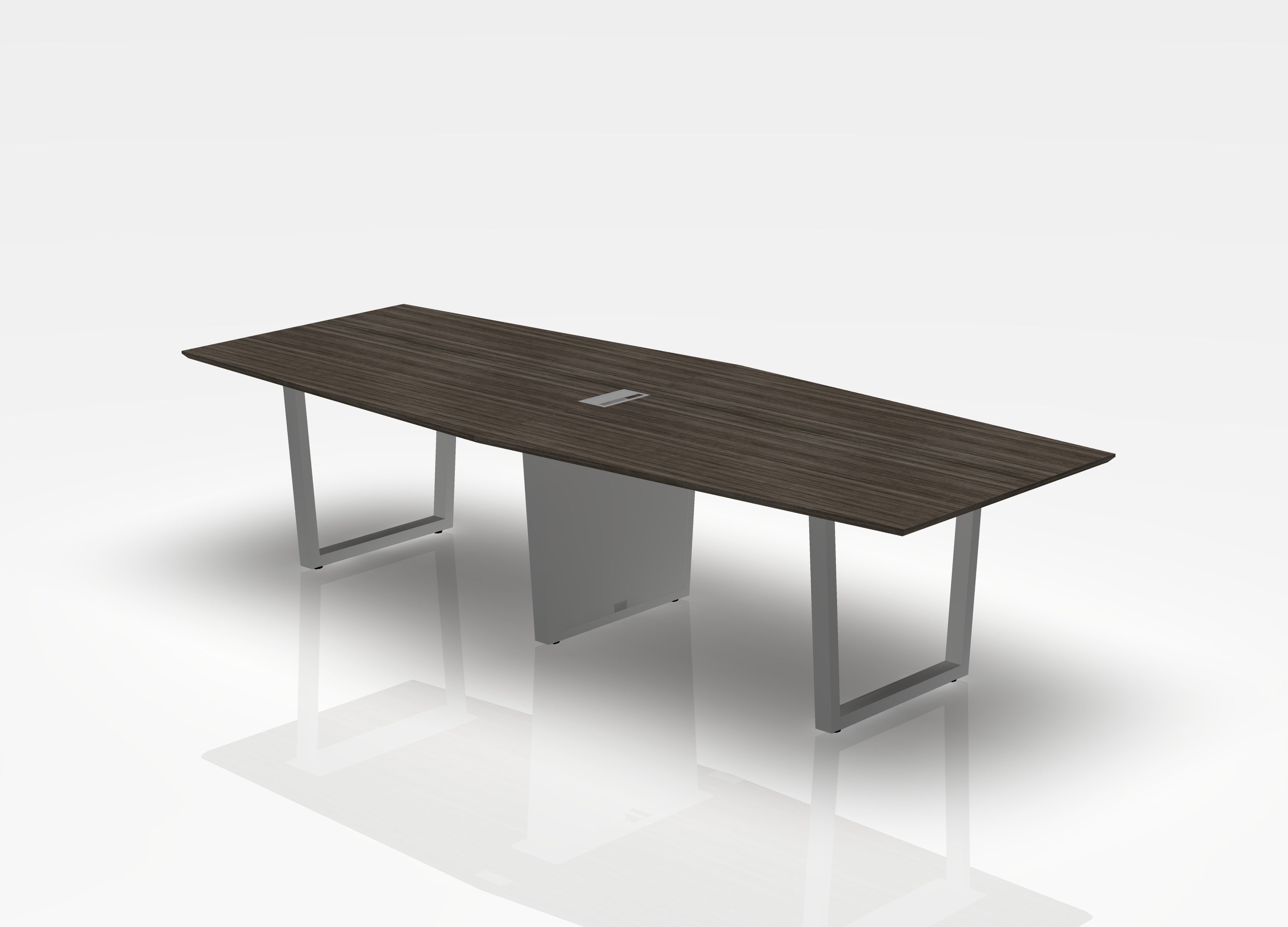 THREE60 Conference Table - Sleigh Leg