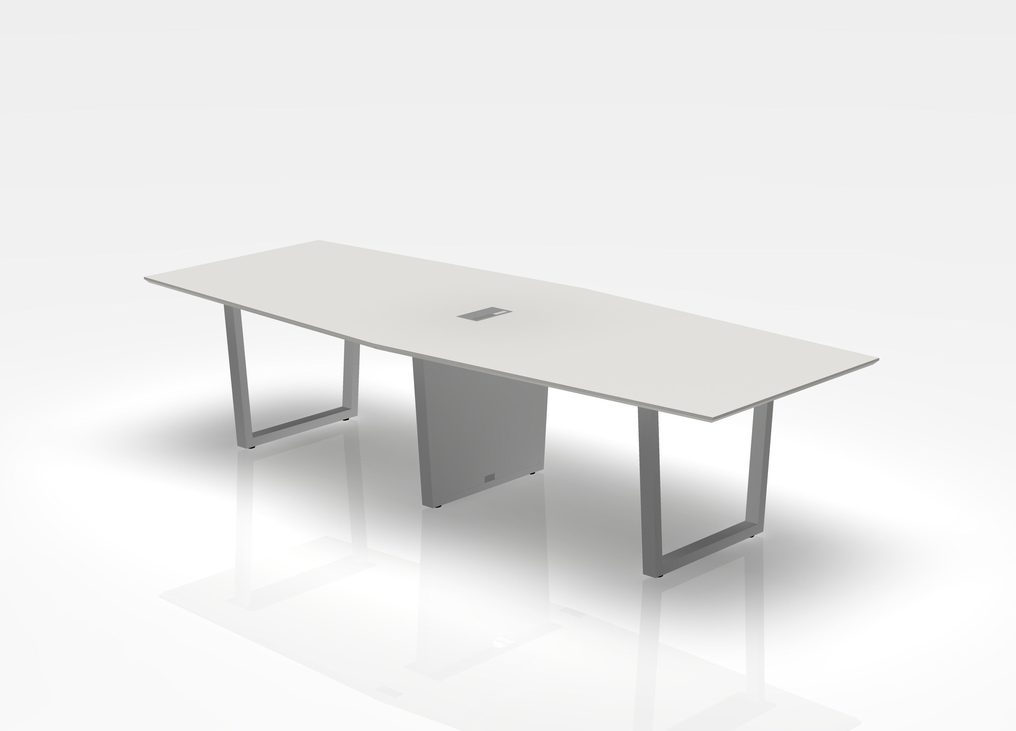 THREE60 Conference Table - Sleigh Leg