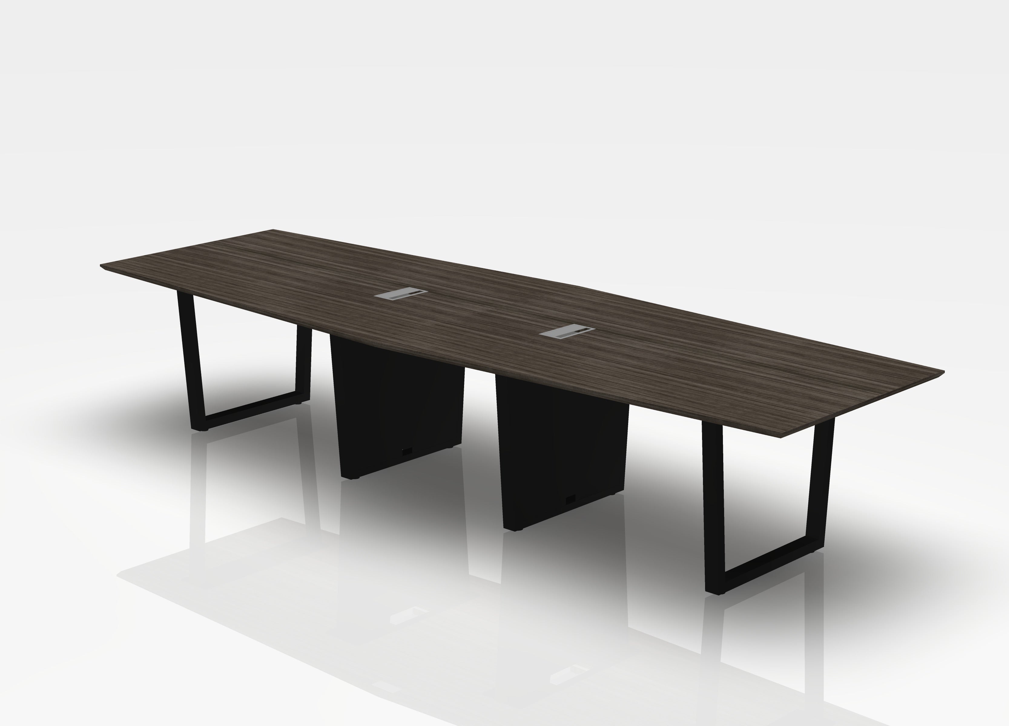 THREE60 Conference Table - Sleigh Leg