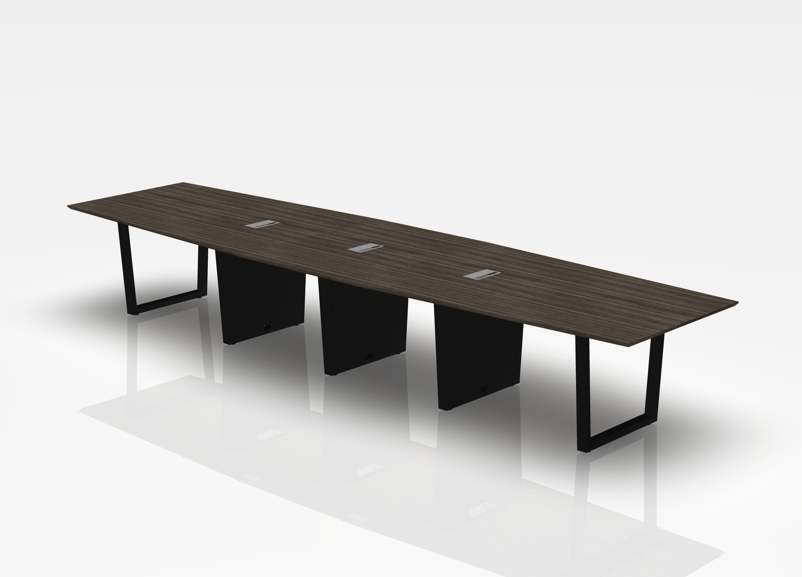 THREE60 Conference Table - Sleigh Leg