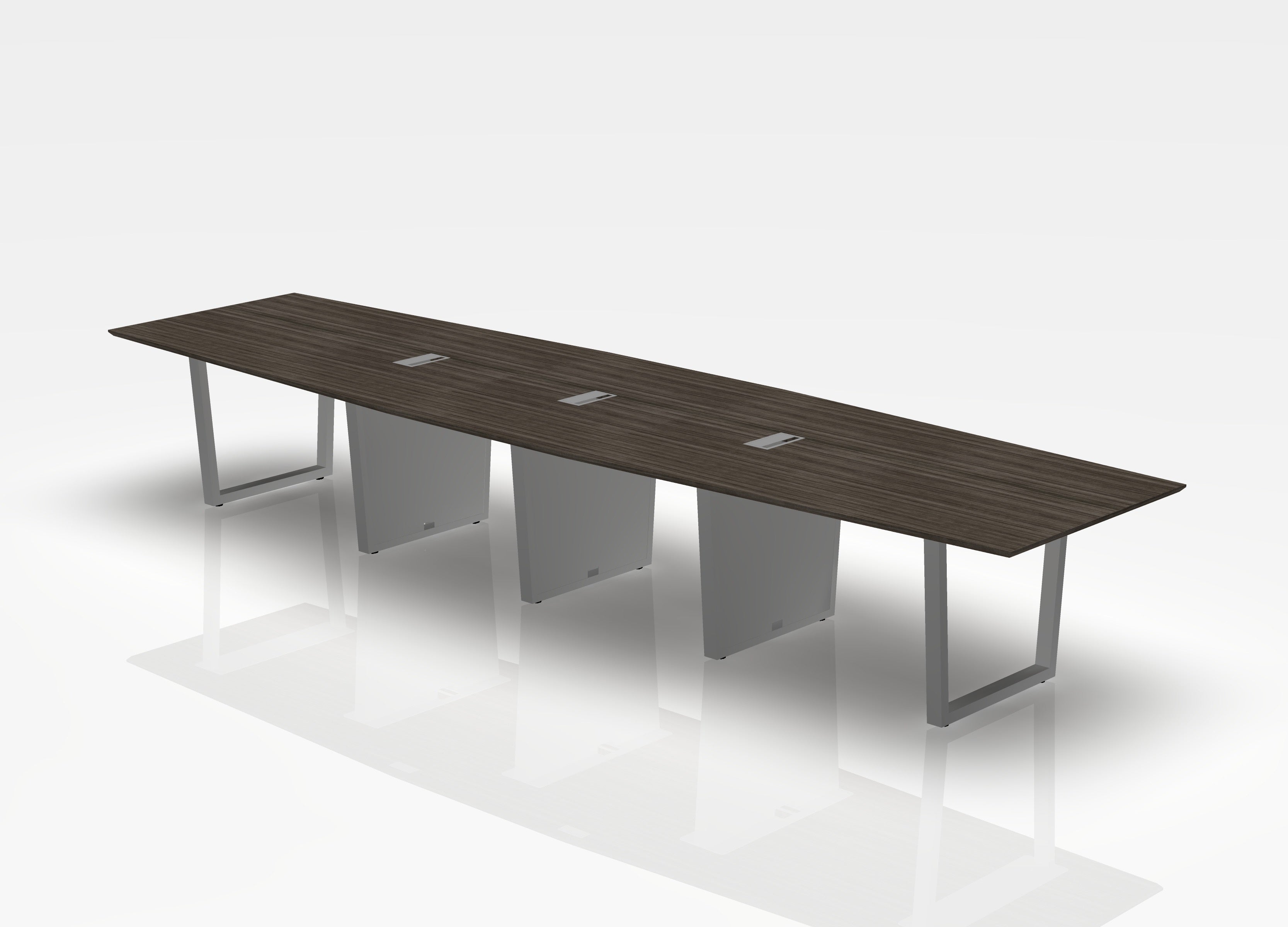 THREE60 Conference Table - Sleigh Leg