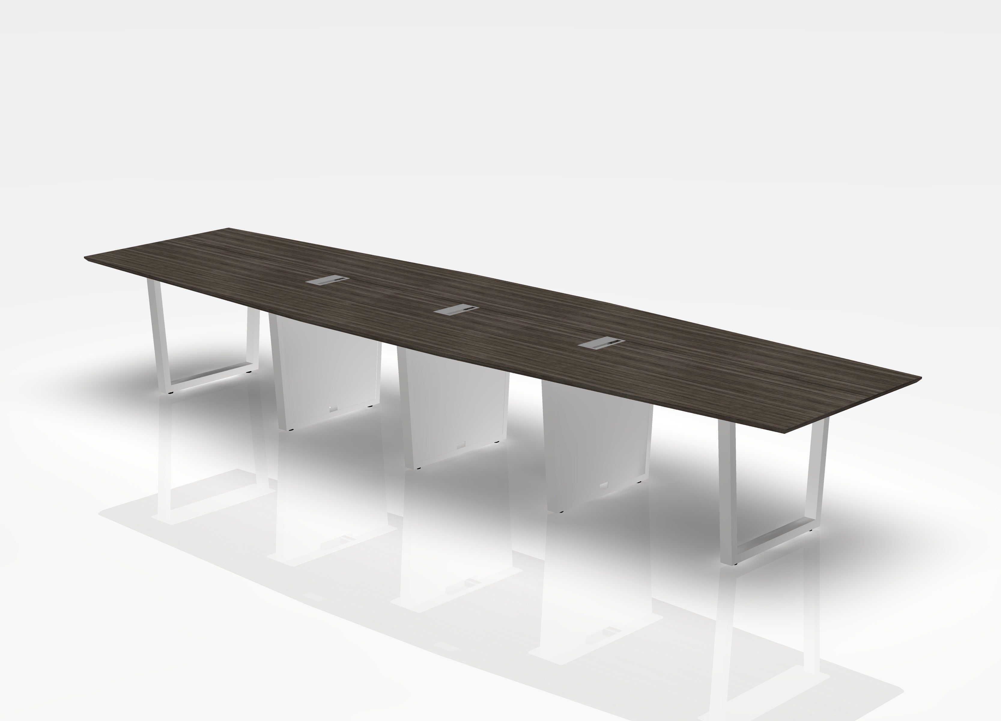 THREE60 Conference Table - Sleigh Leg