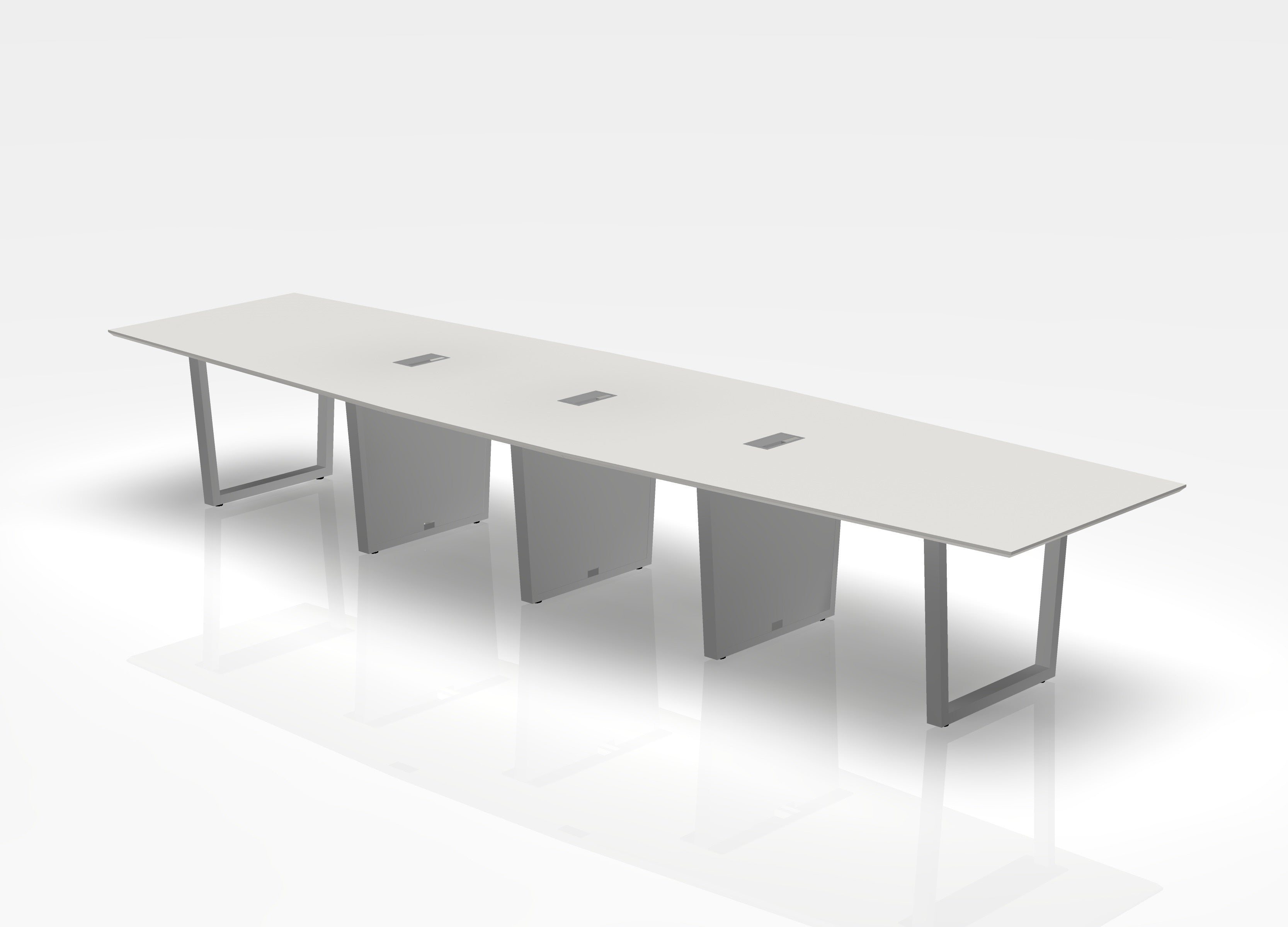 THREE60 Conference Table - Sleigh Leg