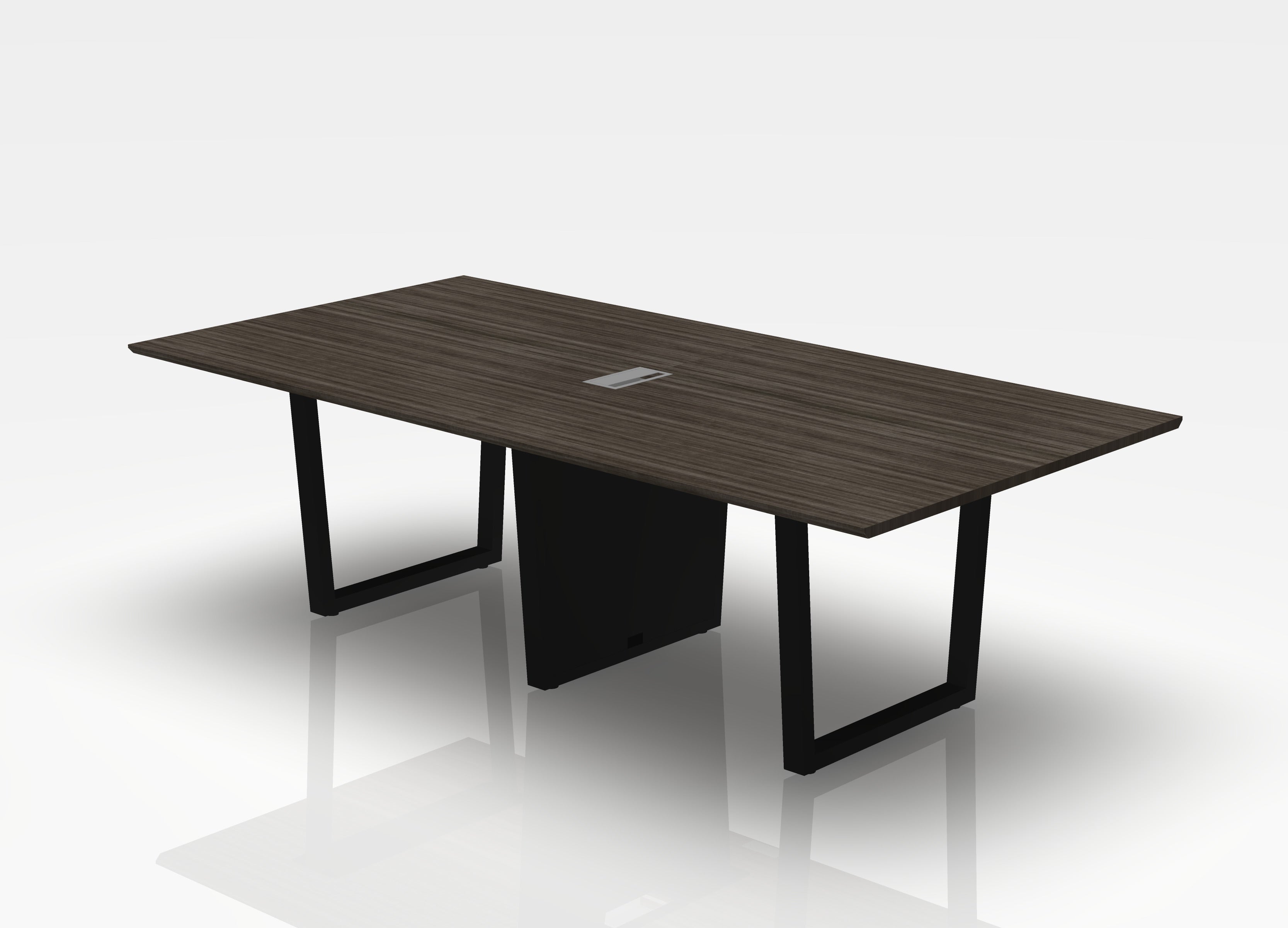 THREE60 Conference Table - Sleigh Leg